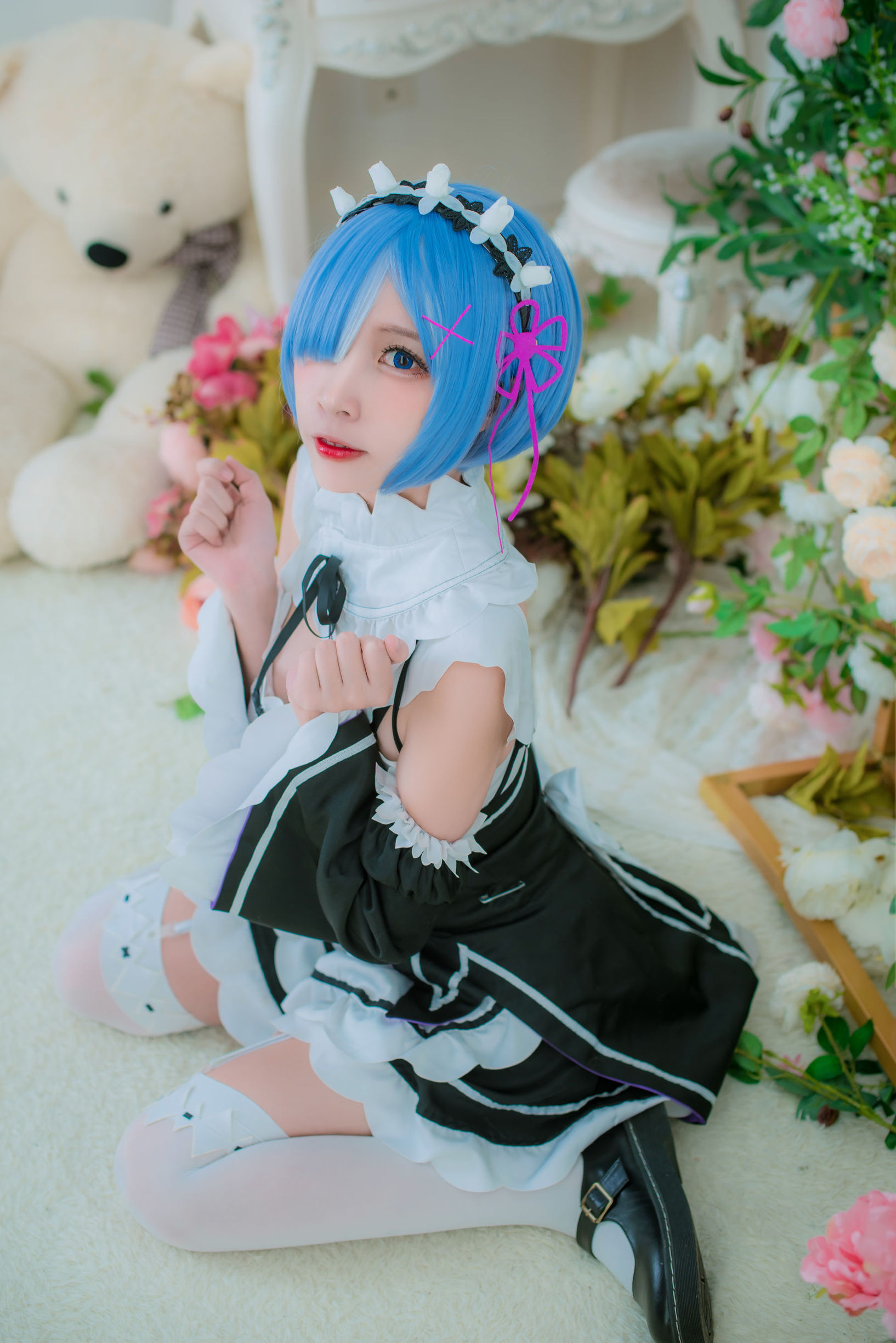 人氣Coser二佐Nisa 蕾姆女僕