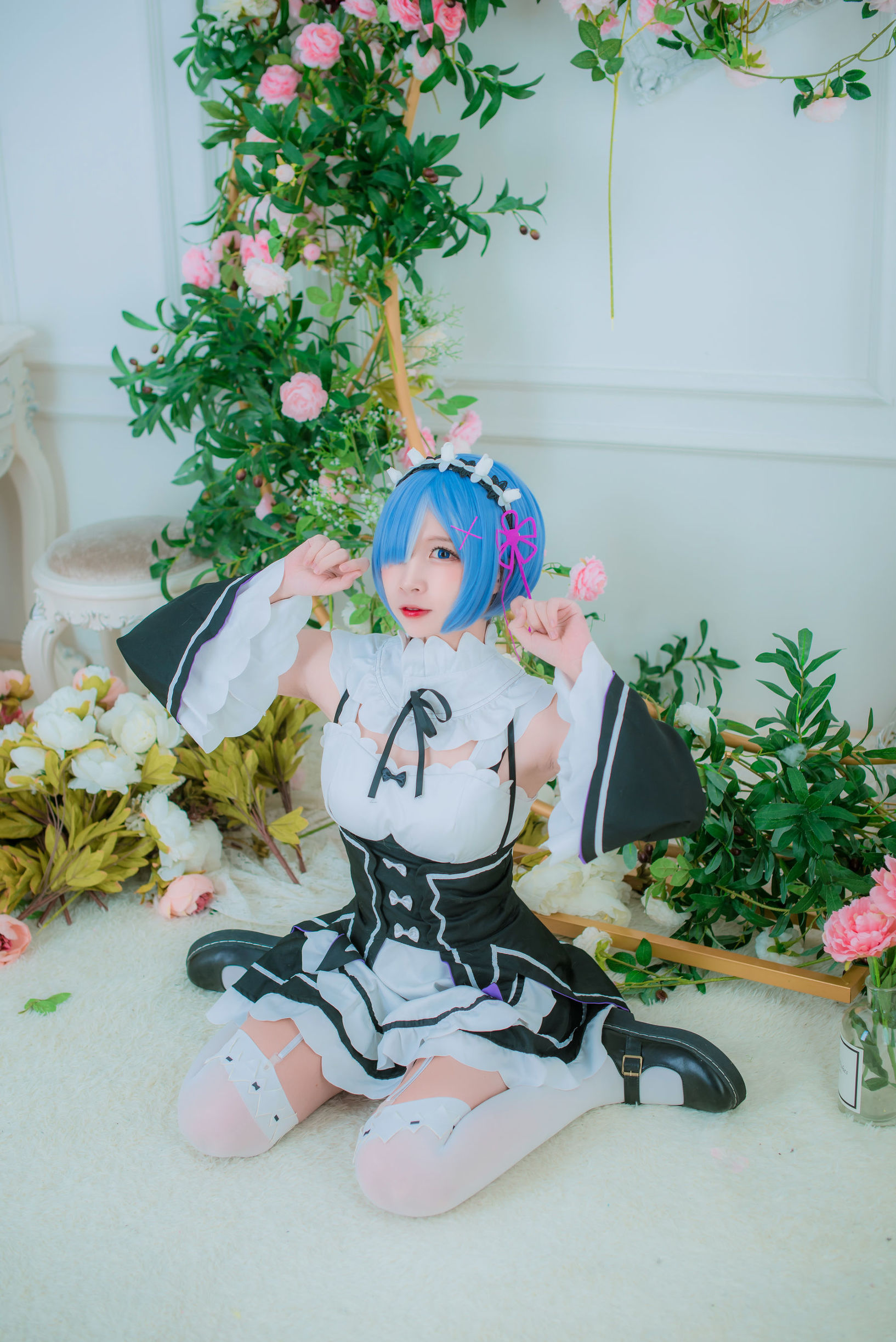 人氣Coser二佐Nisa 蕾姆女僕