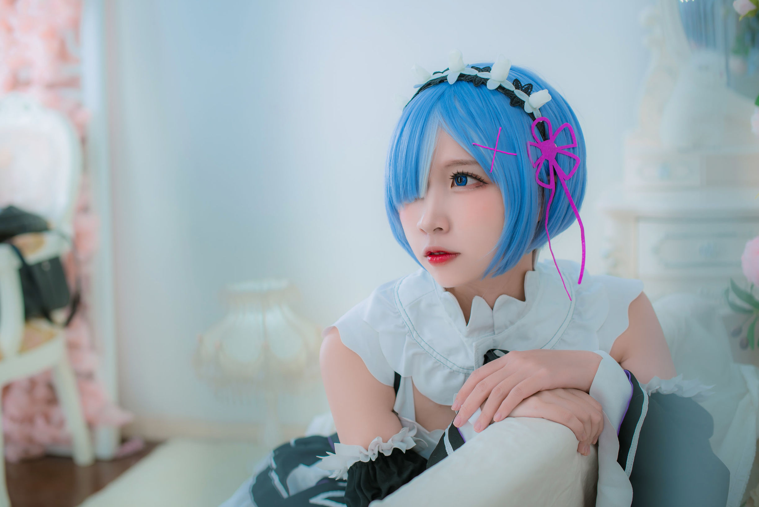 人氣Coser二佐Nisa 蕾姆女僕