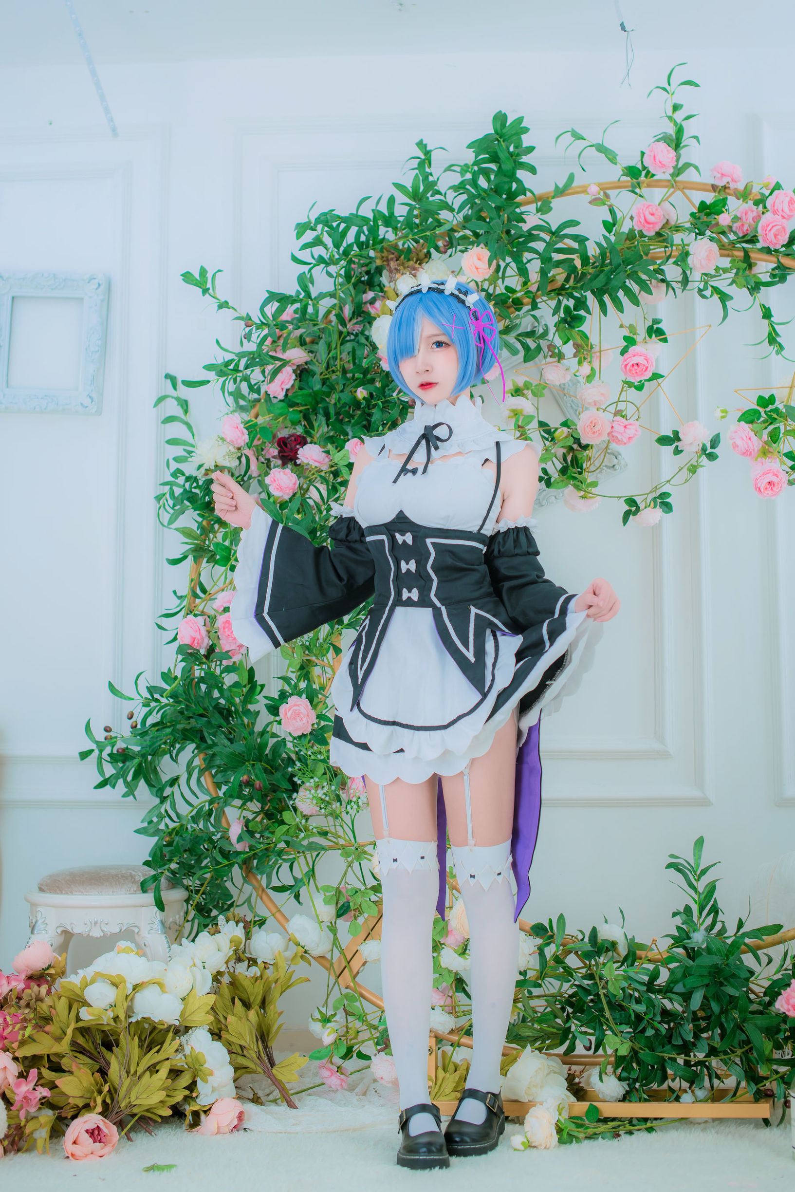 人氣Coser二佐Nisa 蕾姆女僕