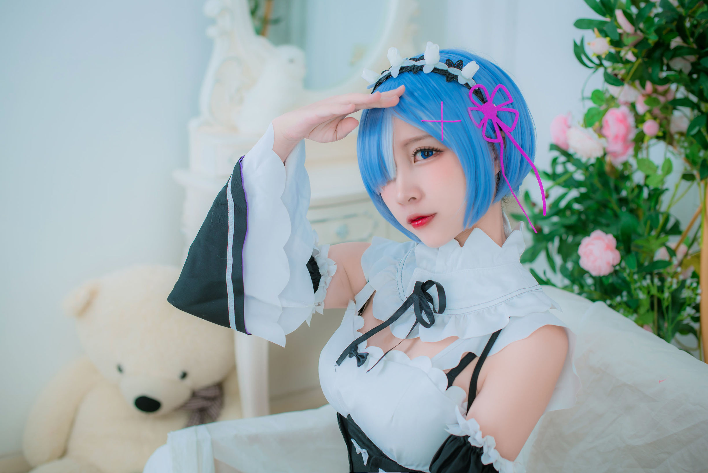 人氣Coser二佐Nisa 蕾姆女僕