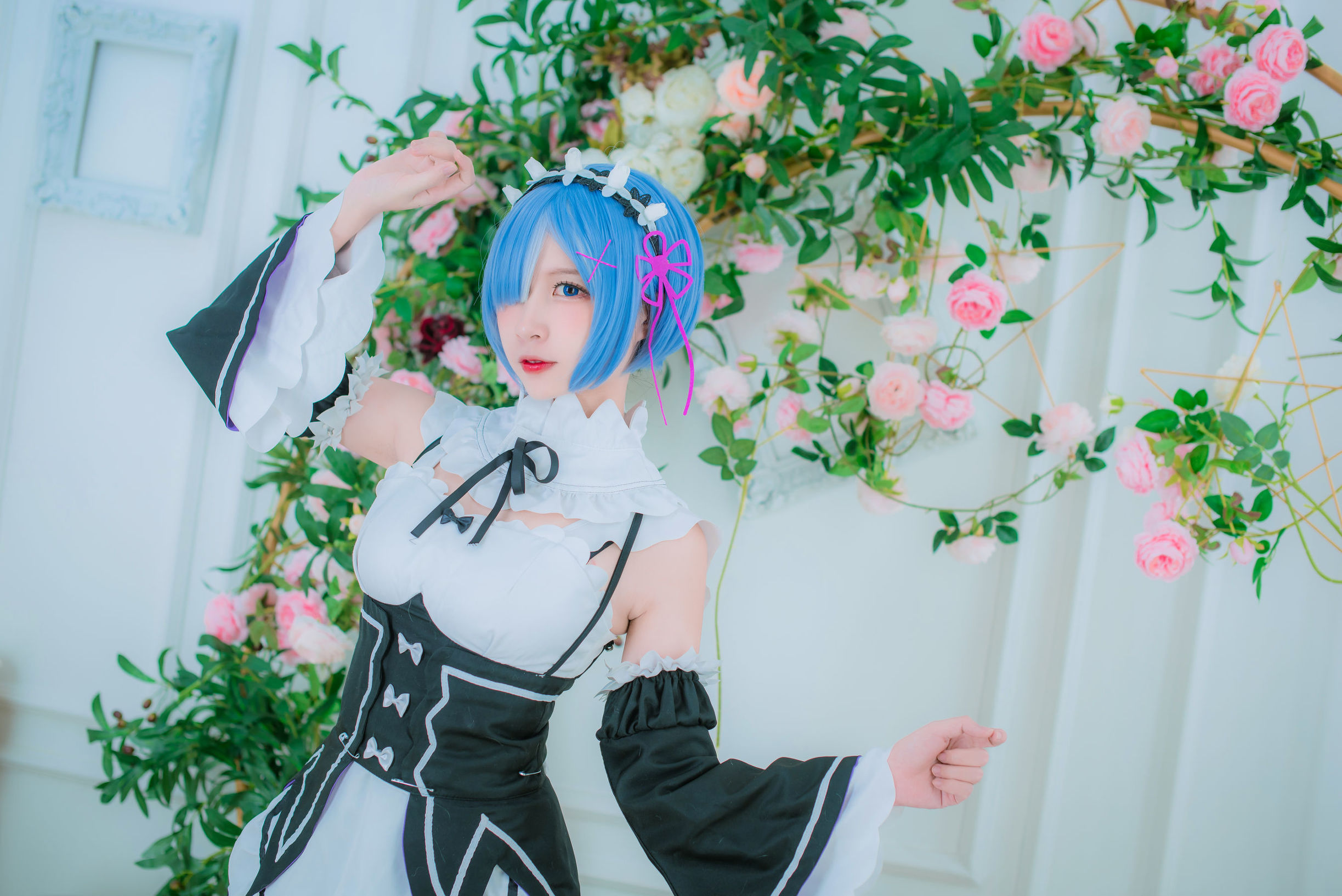 人氣Coser二佐Nisa 蕾姆女僕