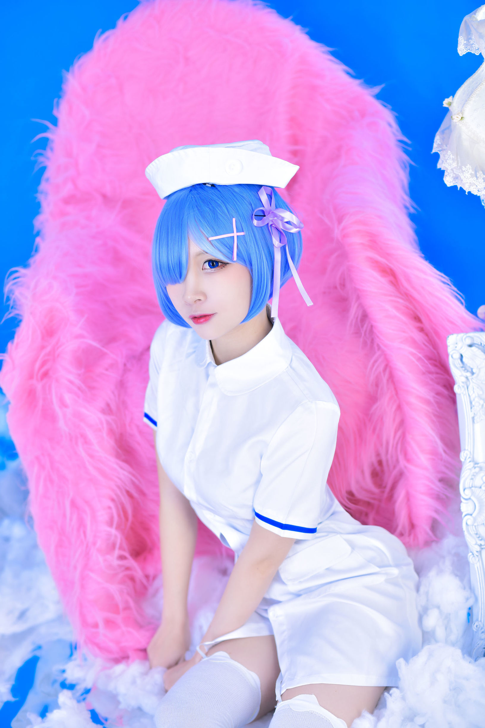 Coser nổi tiếng Erza Nisa Rem Y tá