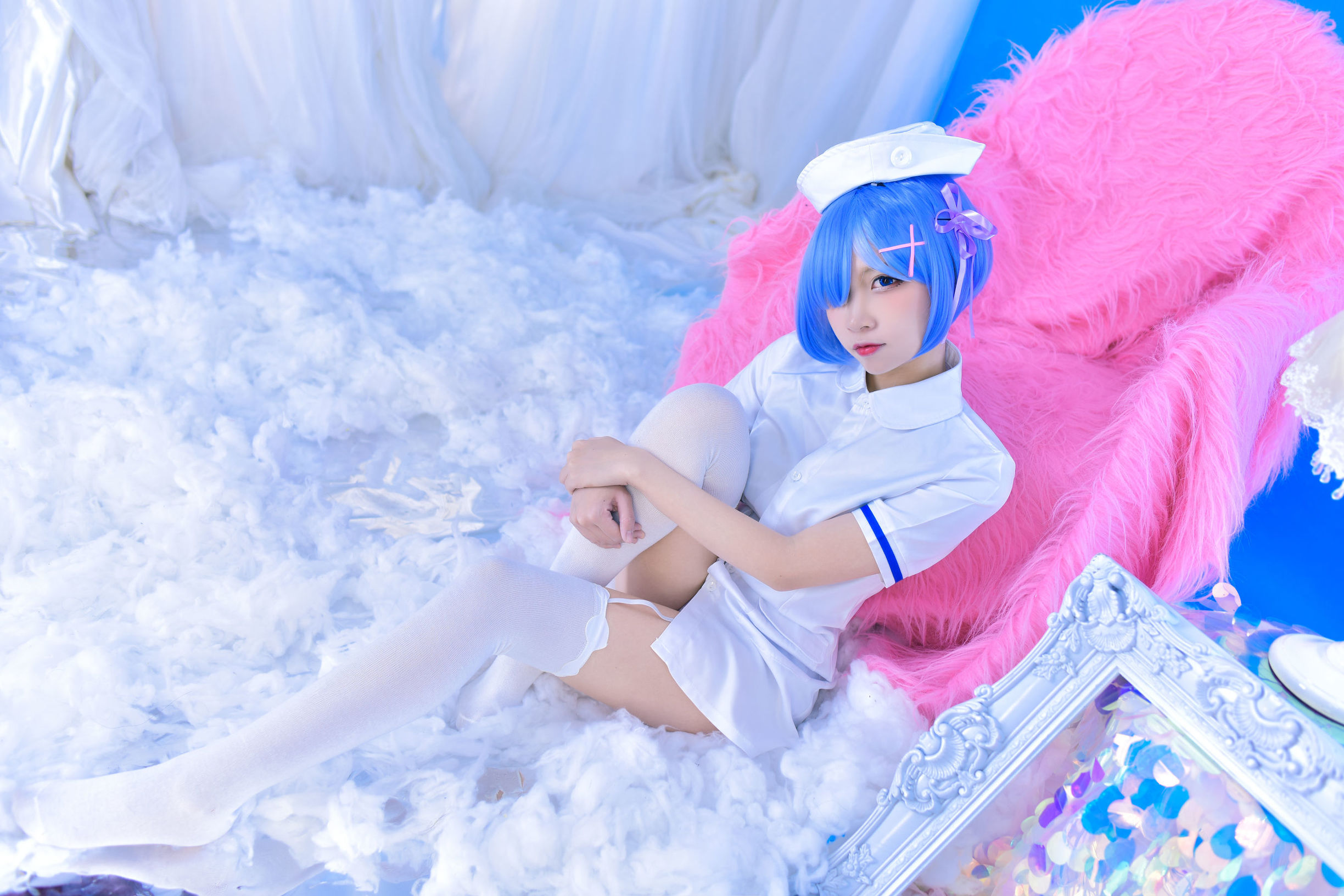 Coser nổi tiếng Erza Nisa Rem Y tá