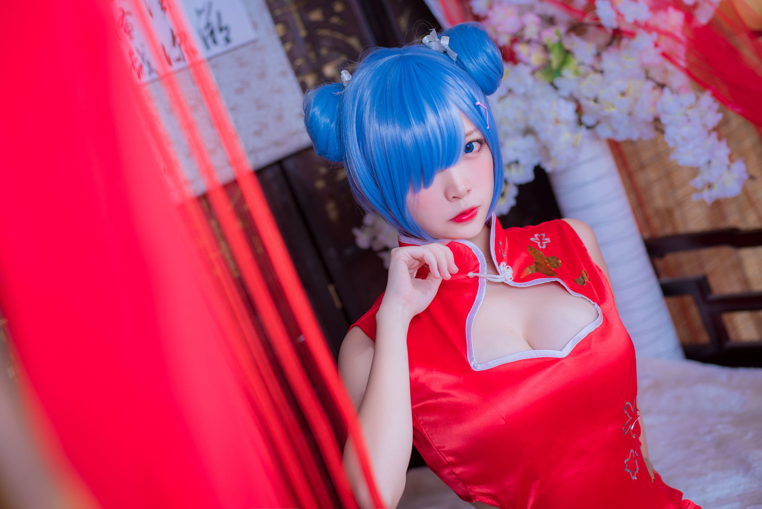 人気のコスプレイヤー ニサ レムの旗袍