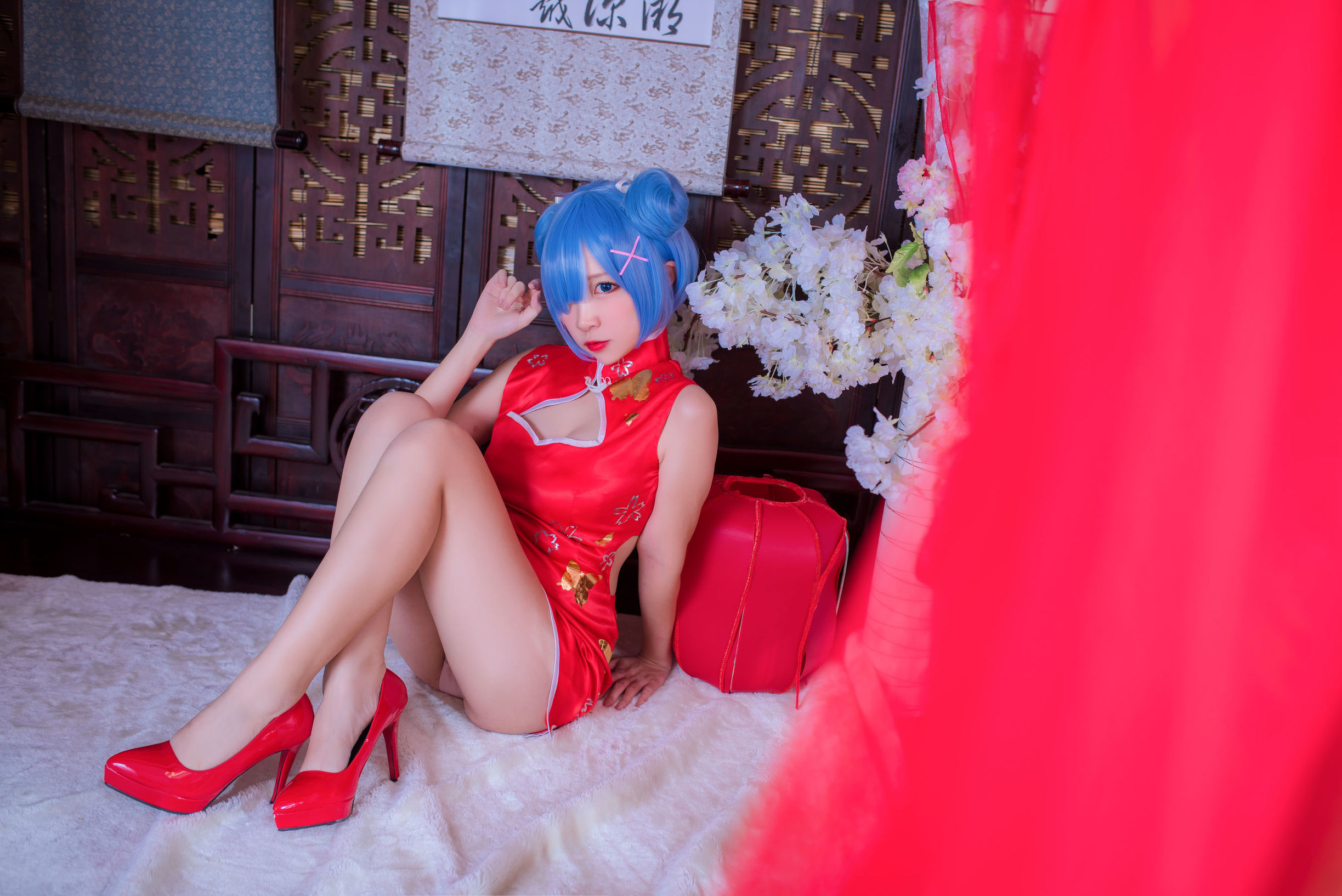 人気のコスプレイヤー ニサ レムの旗袍