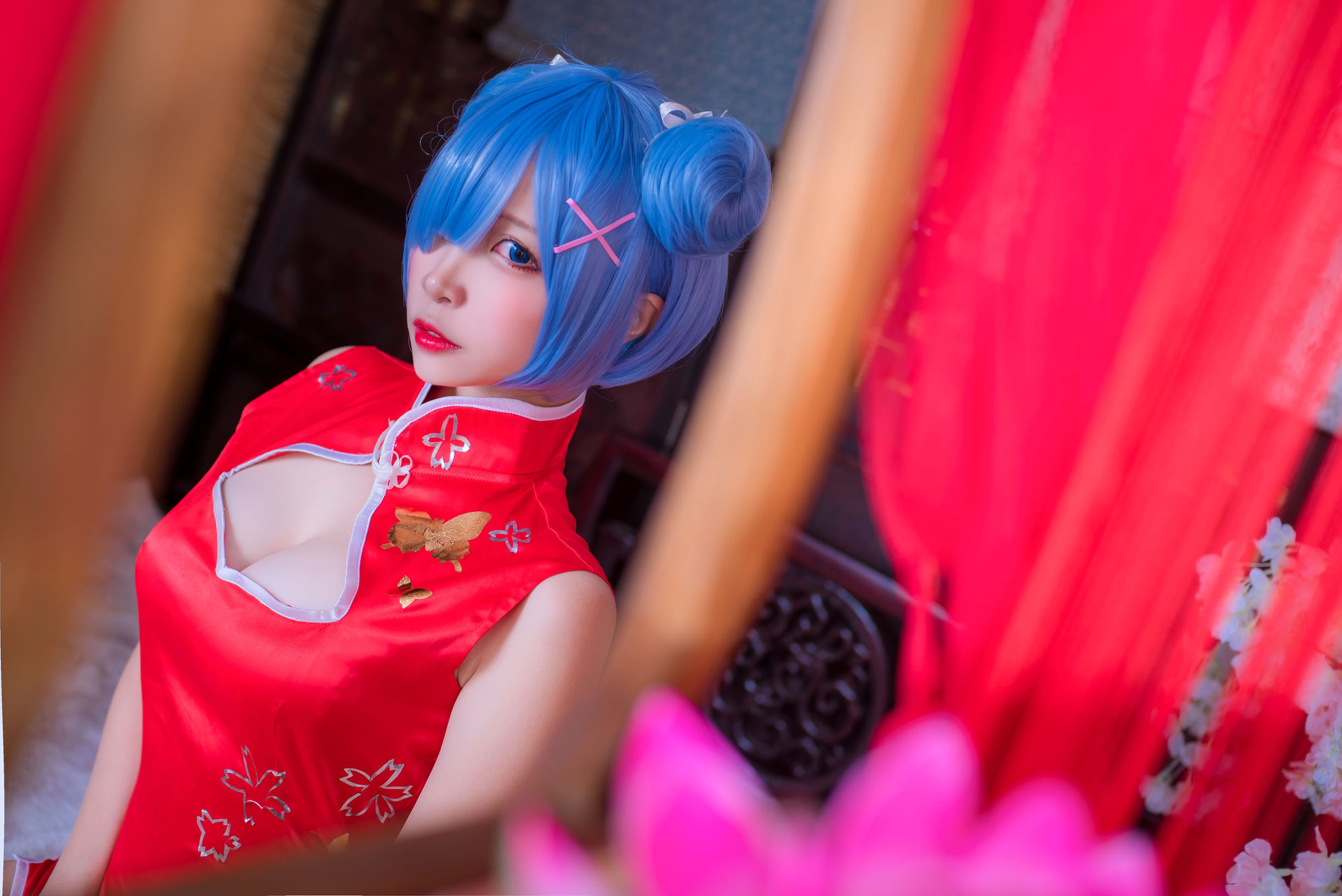 人気のコスプレイヤー ニサ レムの旗袍