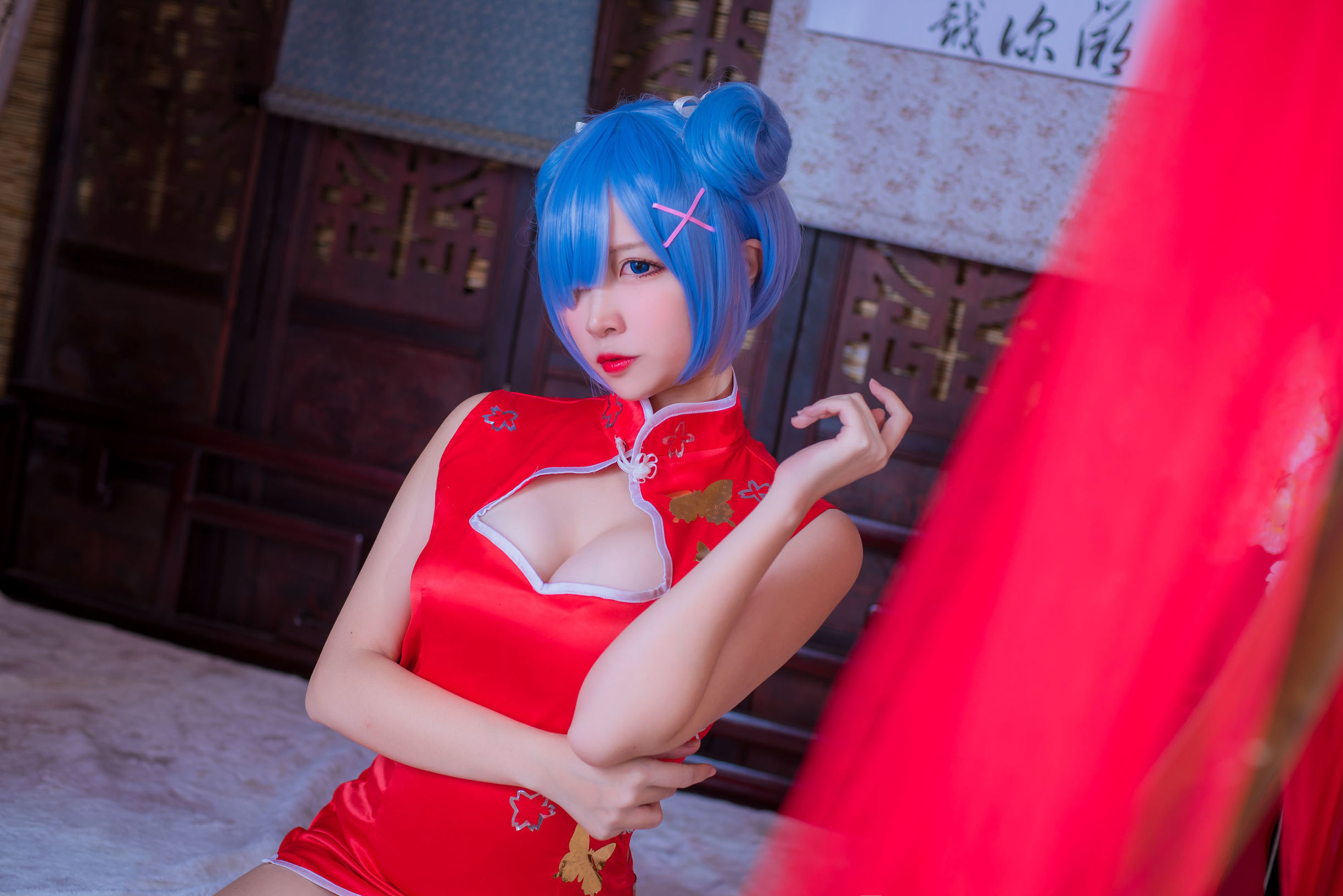 人気のコスプレイヤー ニサ レムの旗袍