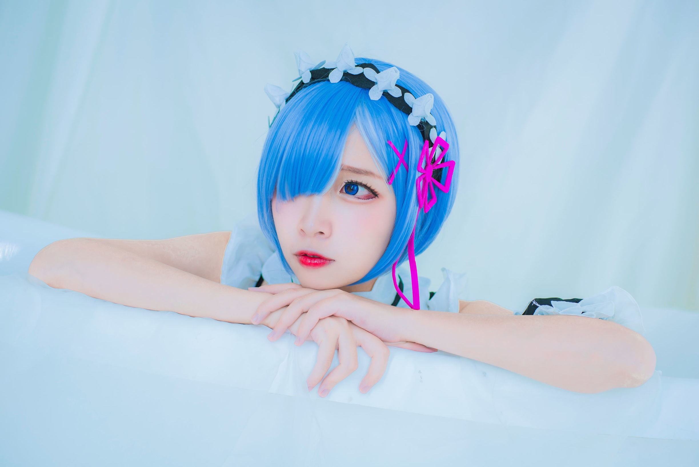 人氣 Coser 二佐Nisa 蕾姆泳裝