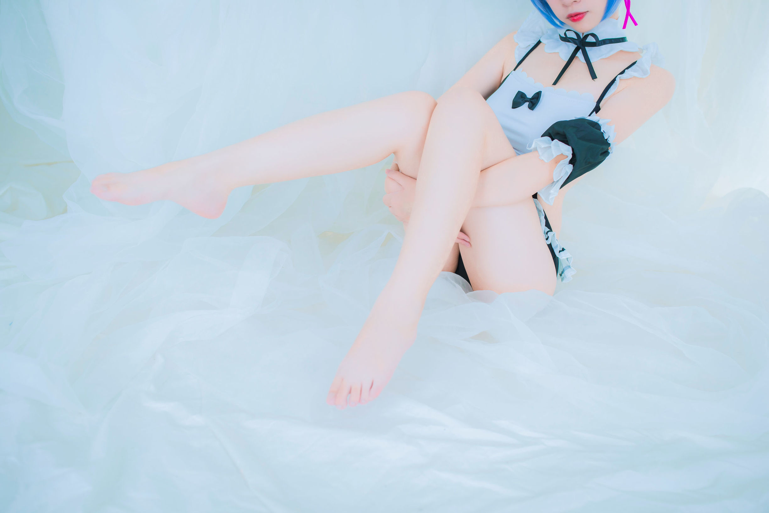Coser nổi tiếng Er Zuo Nisa Rem áo tắm