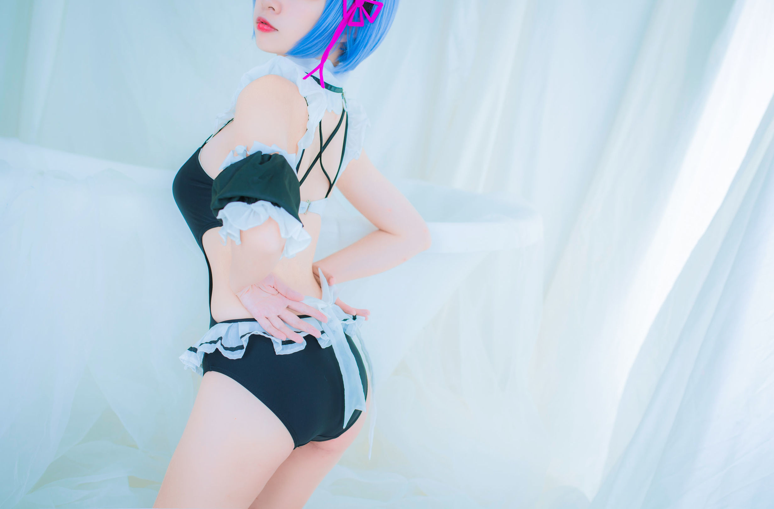 人氣 Coser 二佐Nisa 蕾姆泳裝
