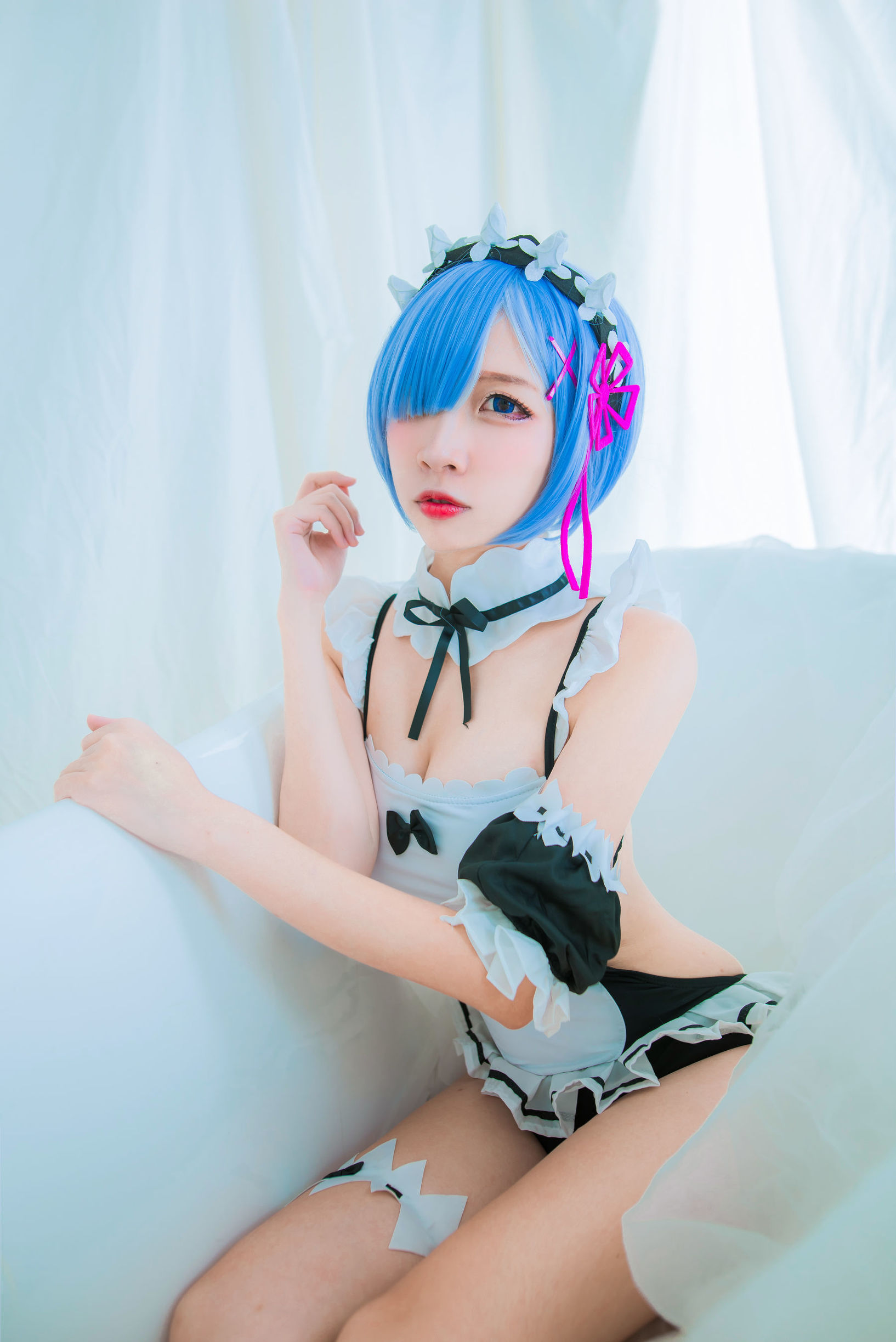 人氣 Coser 二佐Nisa 蕾姆泳裝