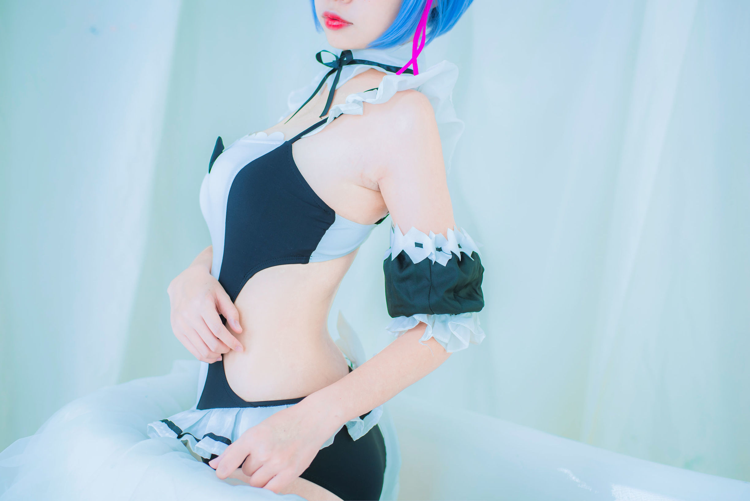 人氣 Coser 二佐Nisa 蕾姆泳裝