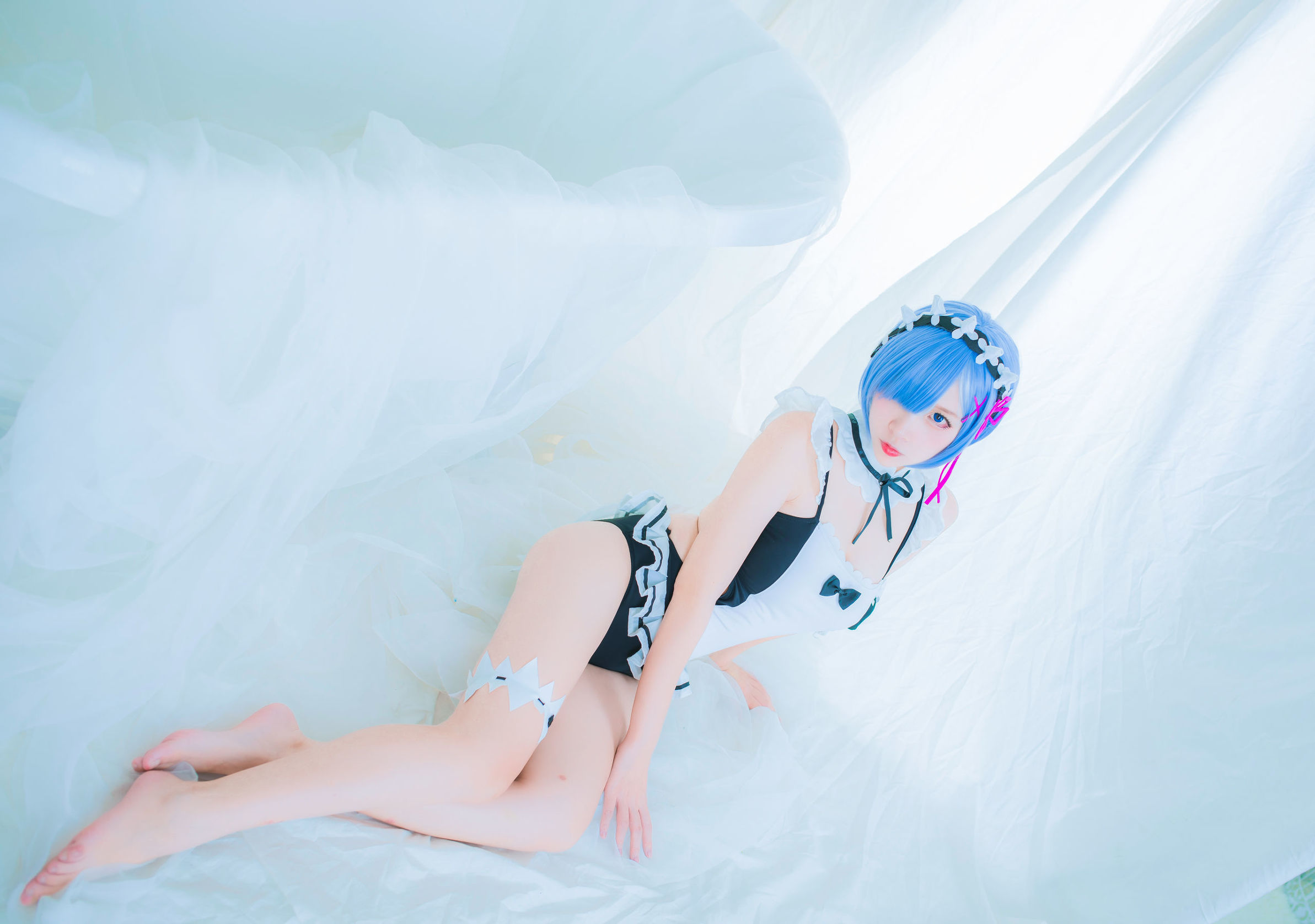 Coser nổi tiếng Er Zuo Nisa Rem áo tắm
