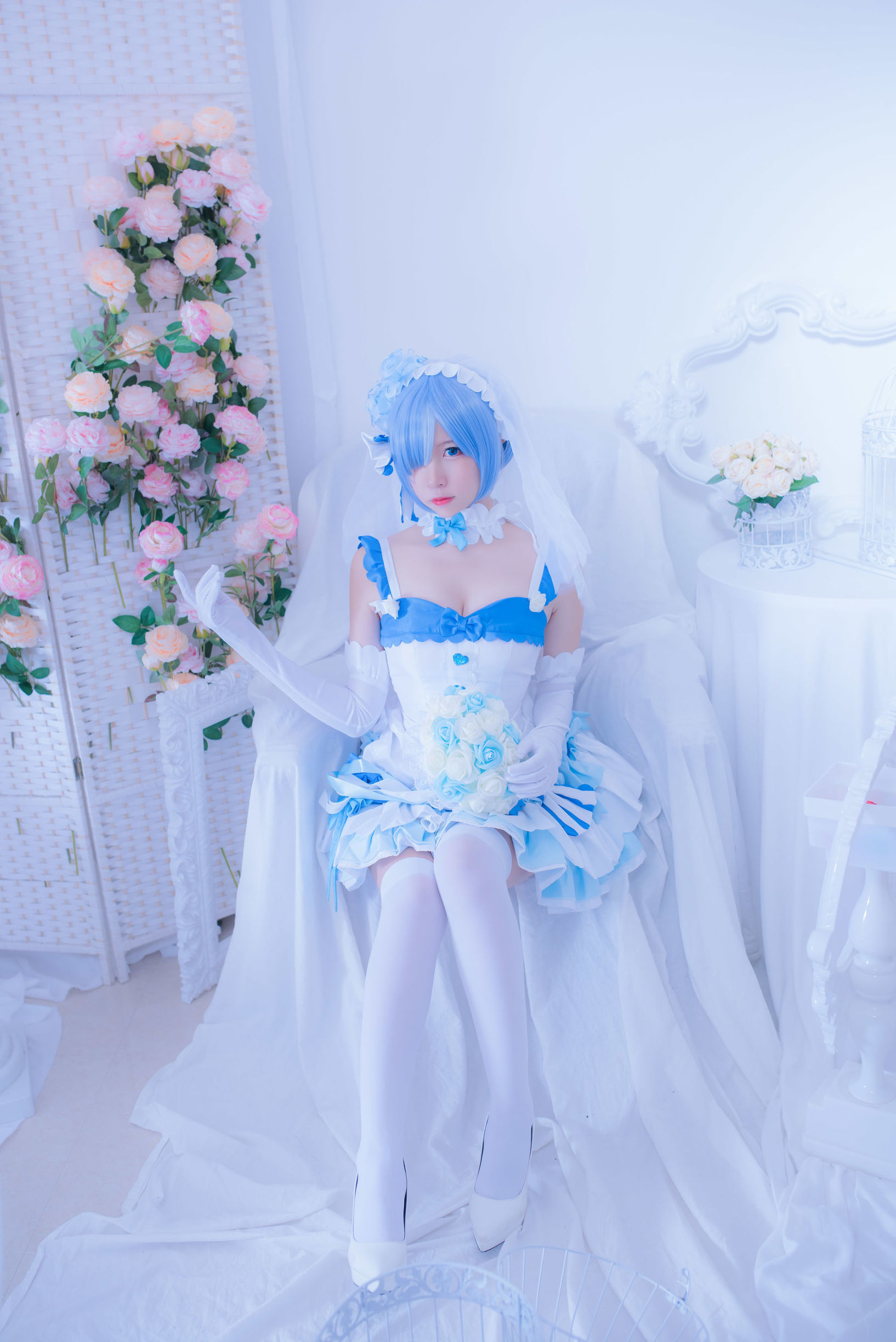 人気のコスプレイヤー エルザ・ニサ の レム花嫁