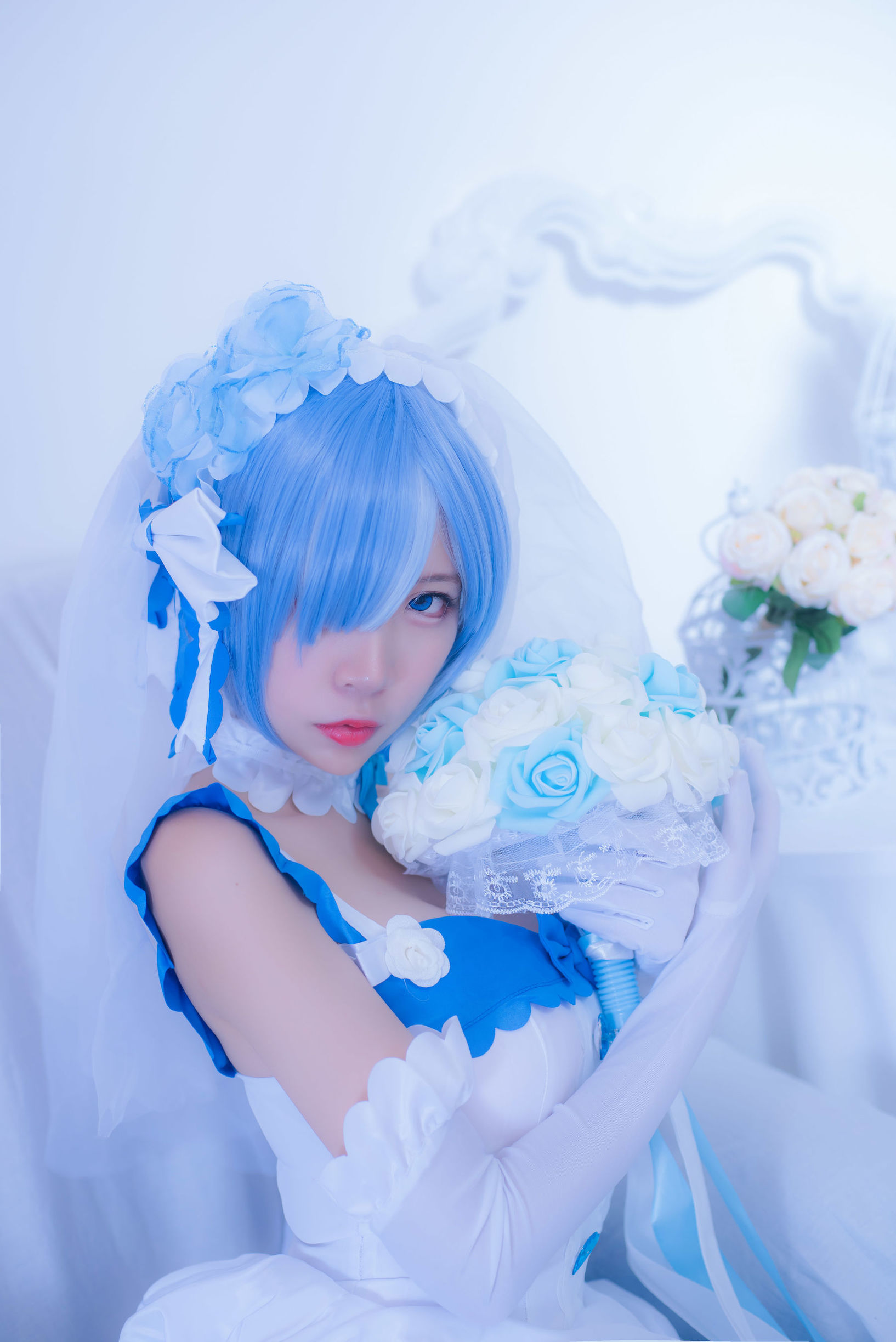 Coser nổi tiếng Er Zuo Nisa Rem Cô Dâu