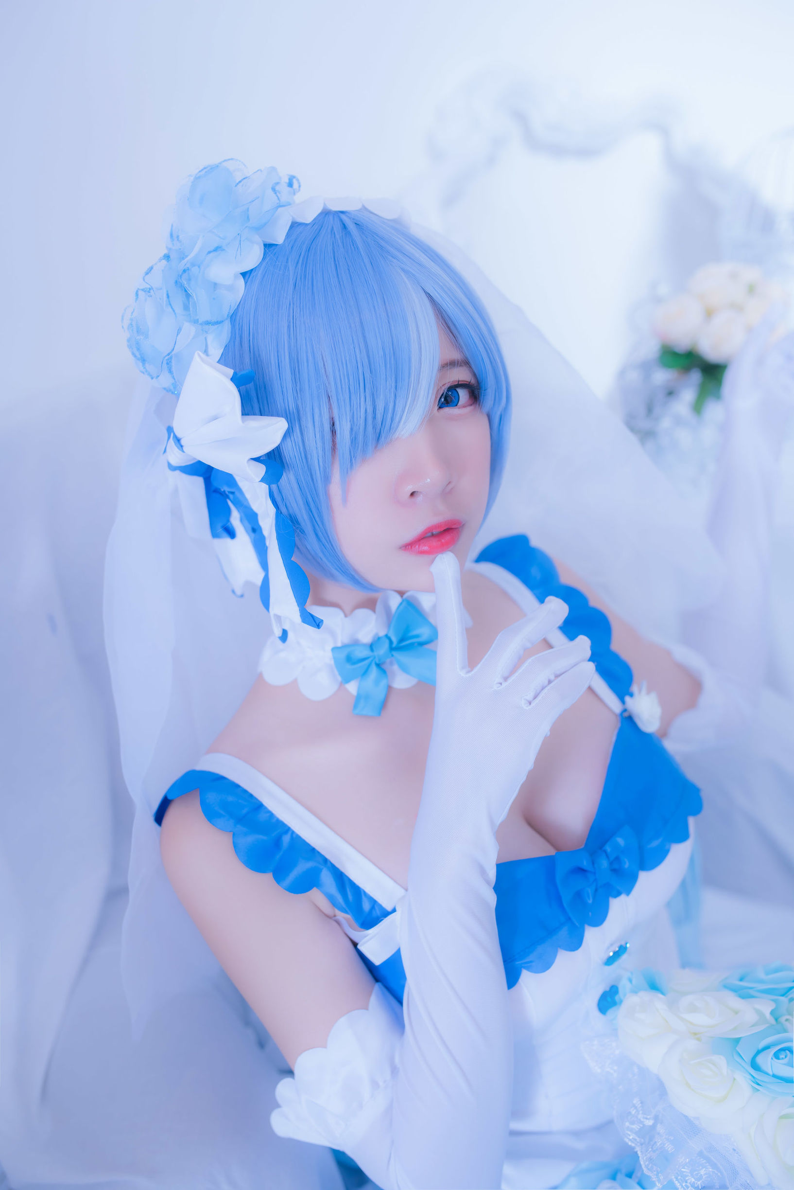 Coser nổi tiếng Er Zuo Nisa Rem Cô Dâu