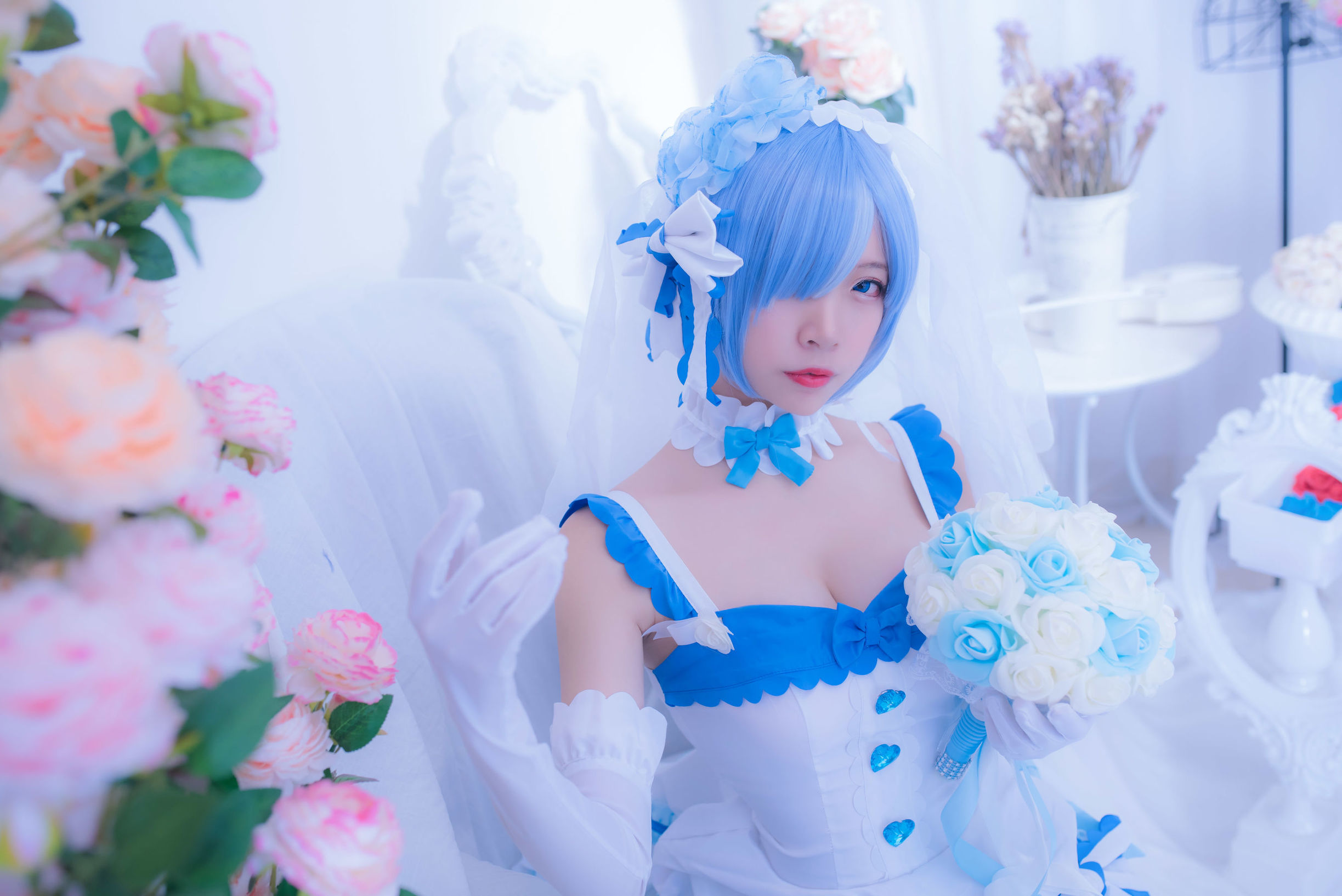 人気のコスプレイヤー エルザ・ニサ の レム花嫁
