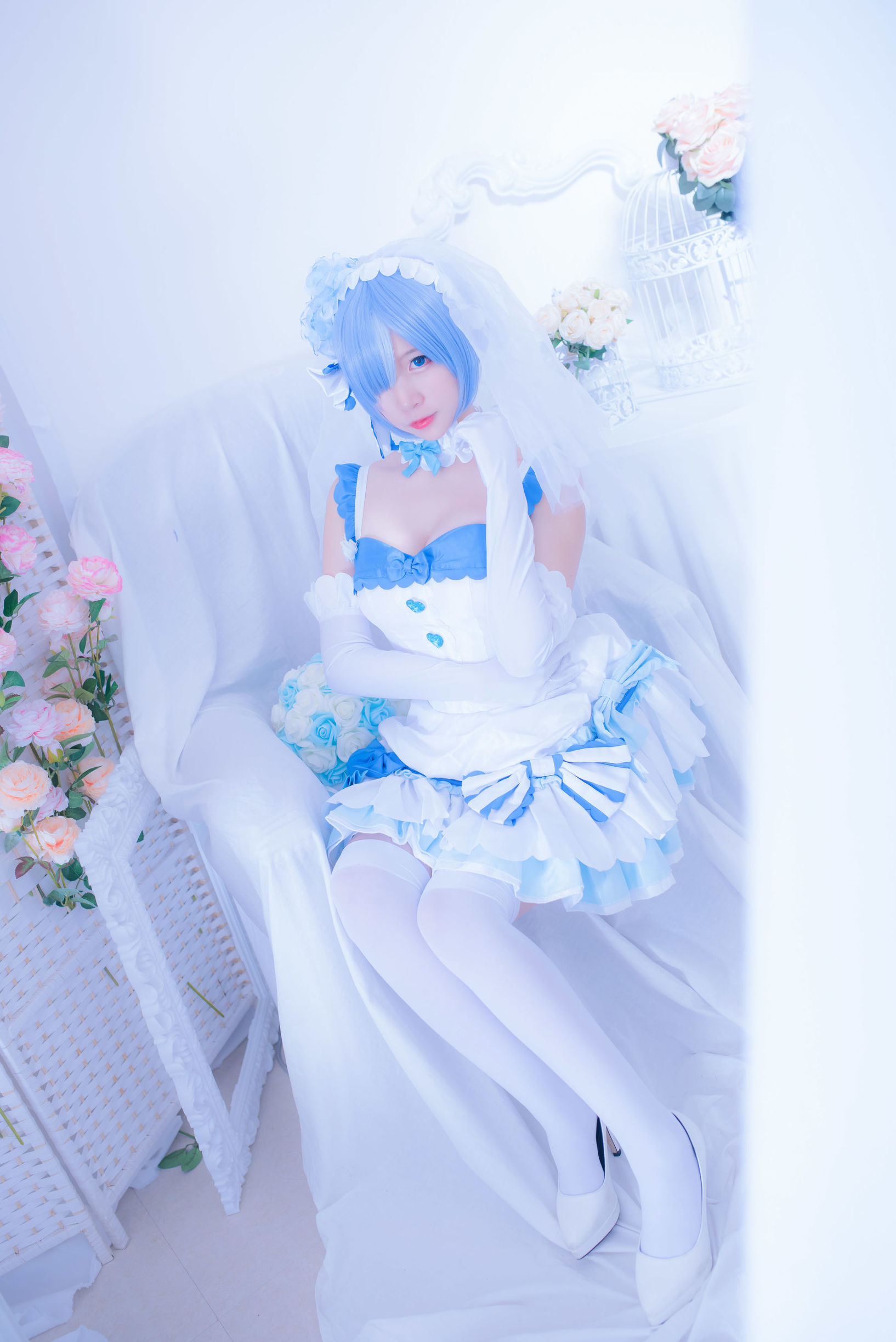 人気のコスプレイヤー エルザ・ニサ の レム花嫁