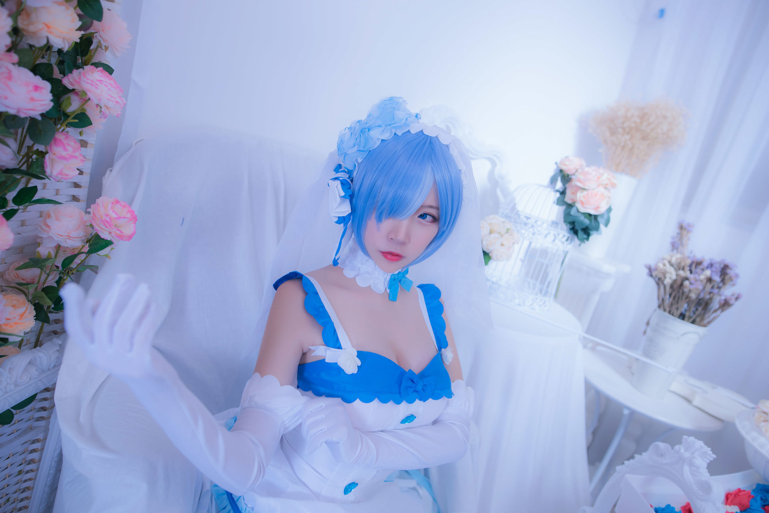 Coser nổi tiếng Er Zuo Nisa Rem Cô Dâu