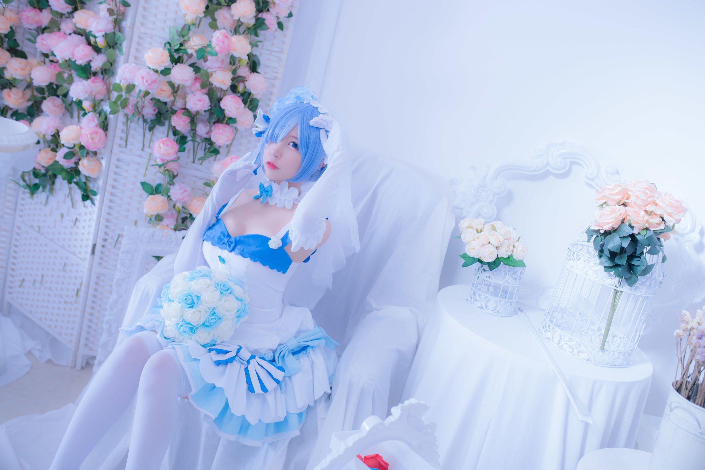 人気のコスプレイヤー エルザ・ニサ の レム花嫁