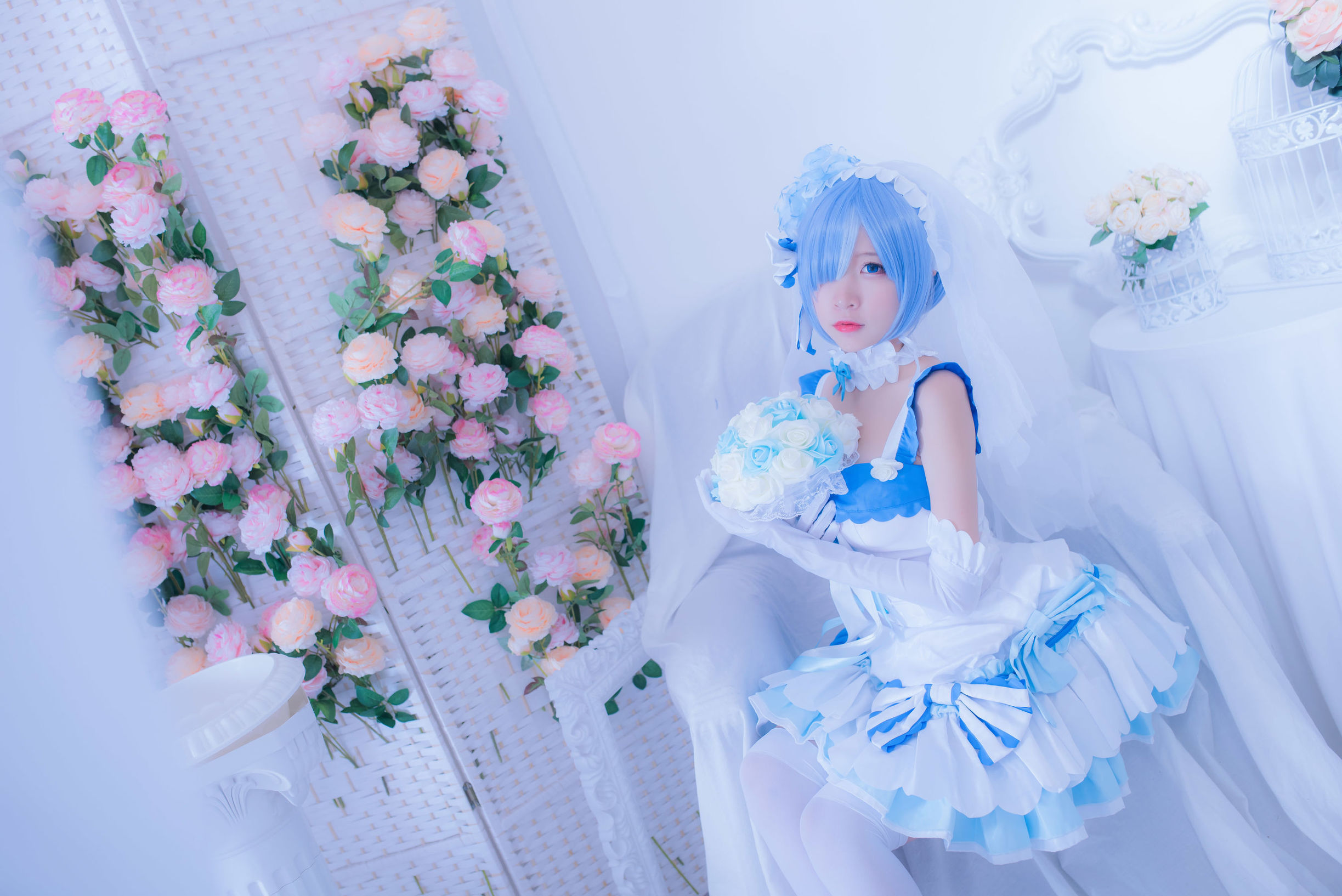 人気のコスプレイヤー エルザ・ニサ の レム花嫁