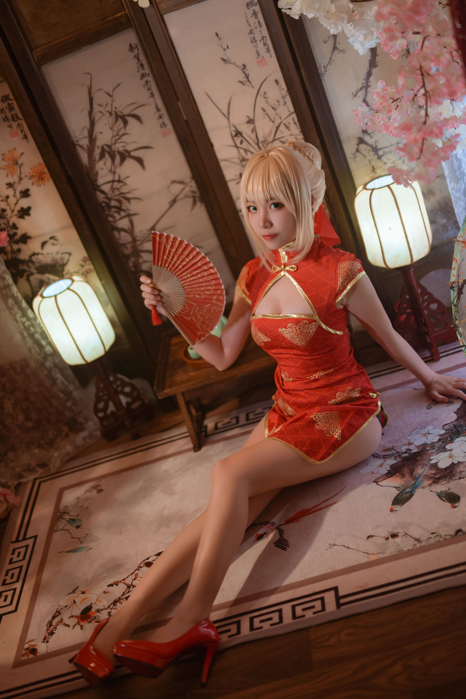 Coser nổi tiếng Erza Nisa Fate Nero kì bào