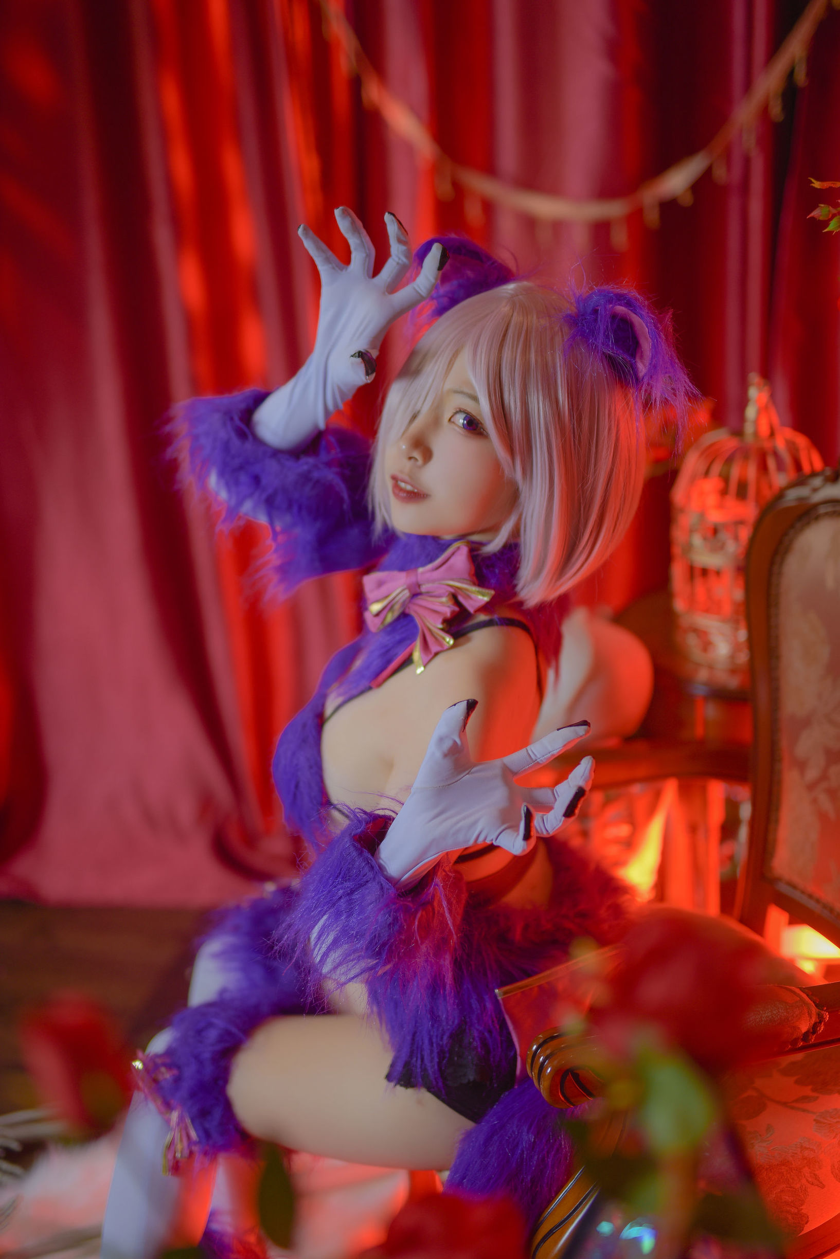 Nổi tiếng Coser Erza Nisa Fate Mashu Halloween