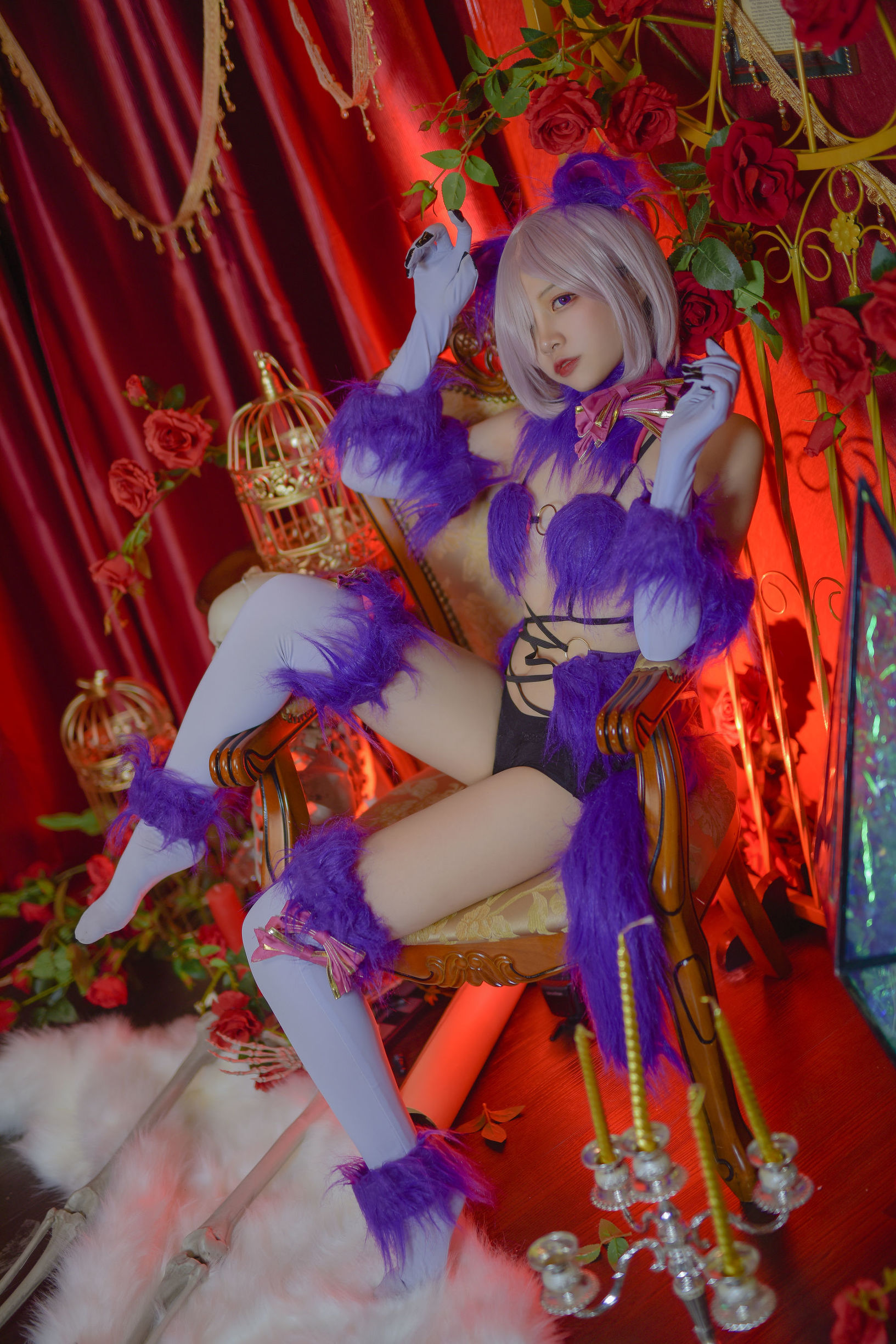 Nổi tiếng Coser Erza Nisa Fate Mashu Halloween