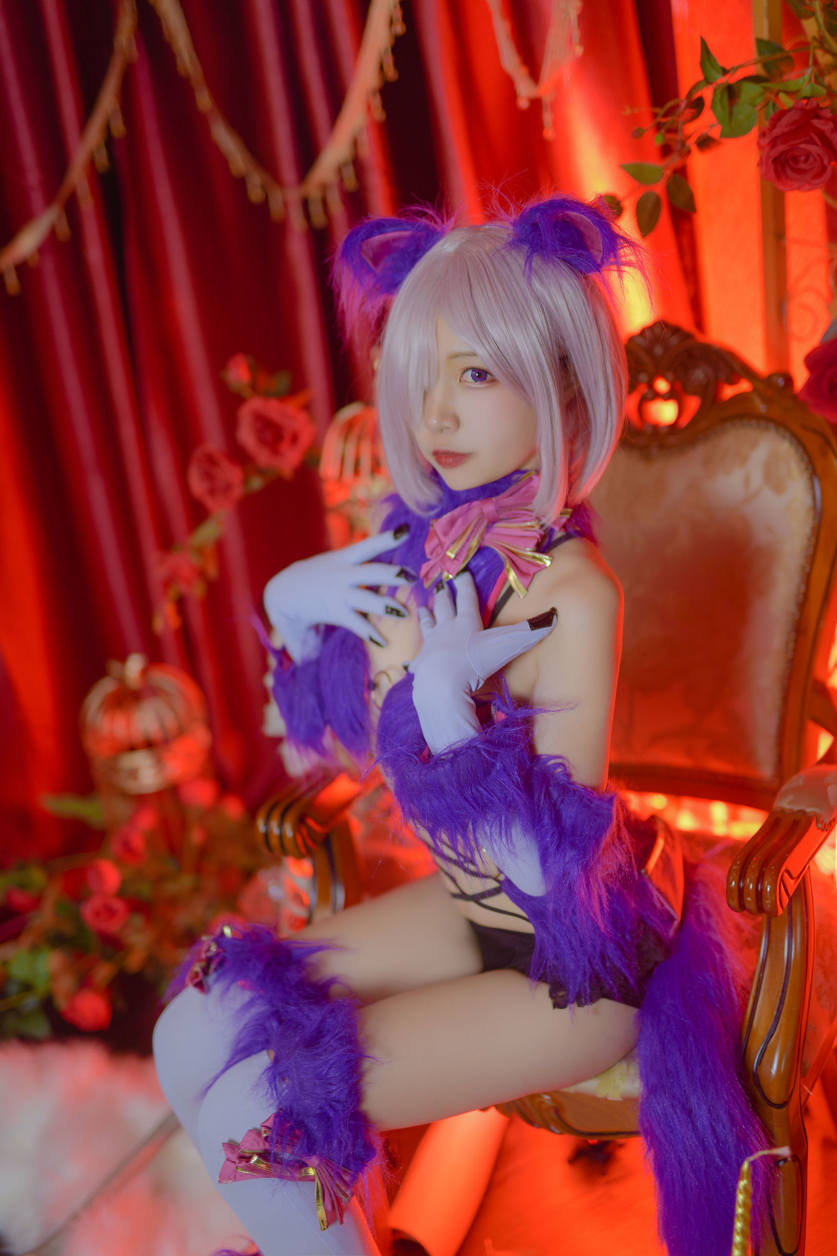 Nổi tiếng Coser Erza Nisa Fate Mashu Halloween