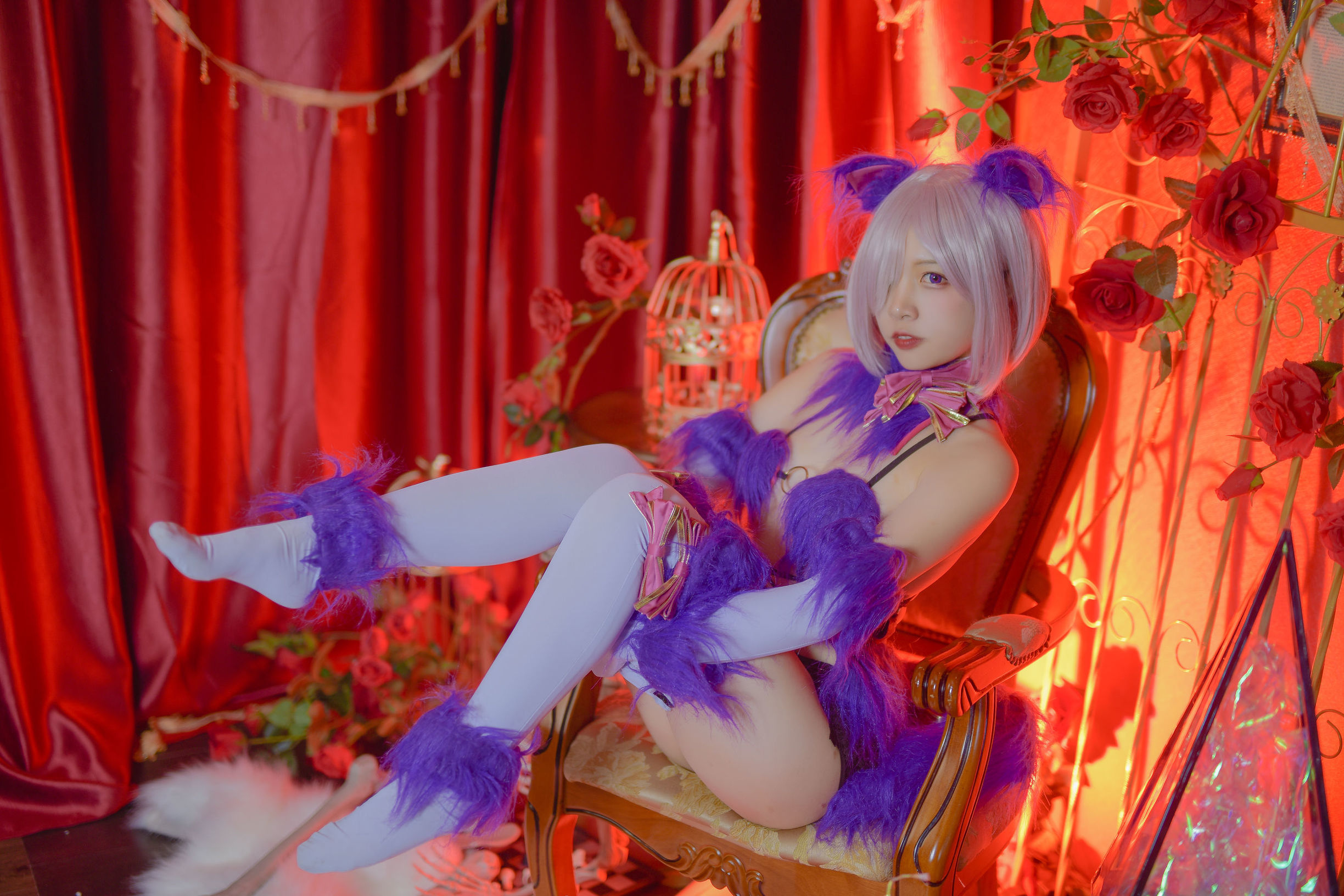 Nổi tiếng Coser Erza Nisa Fate Mashu Halloween