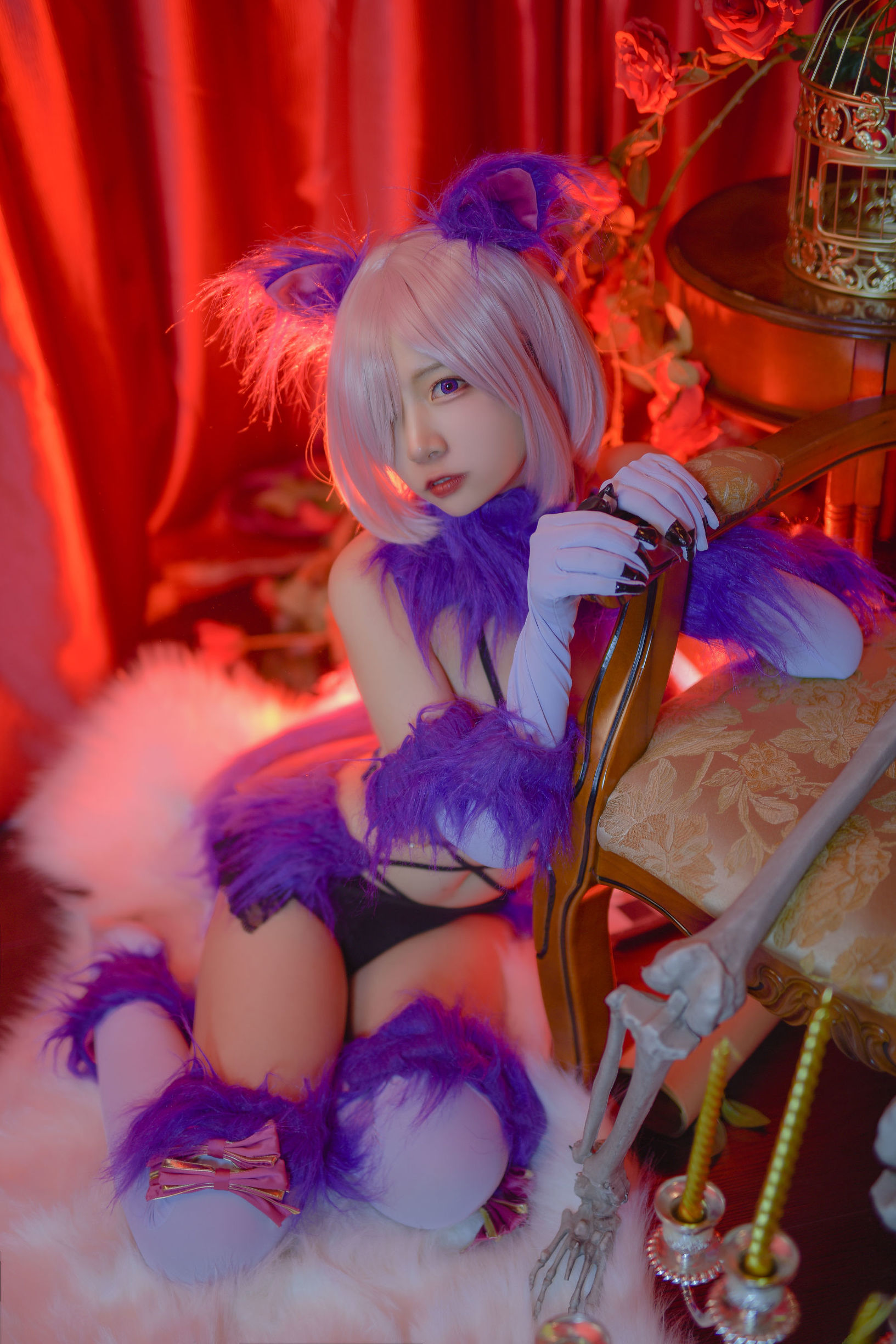 人気のコスプレイヤー エルザ・ニサのFateマシュハロウィン