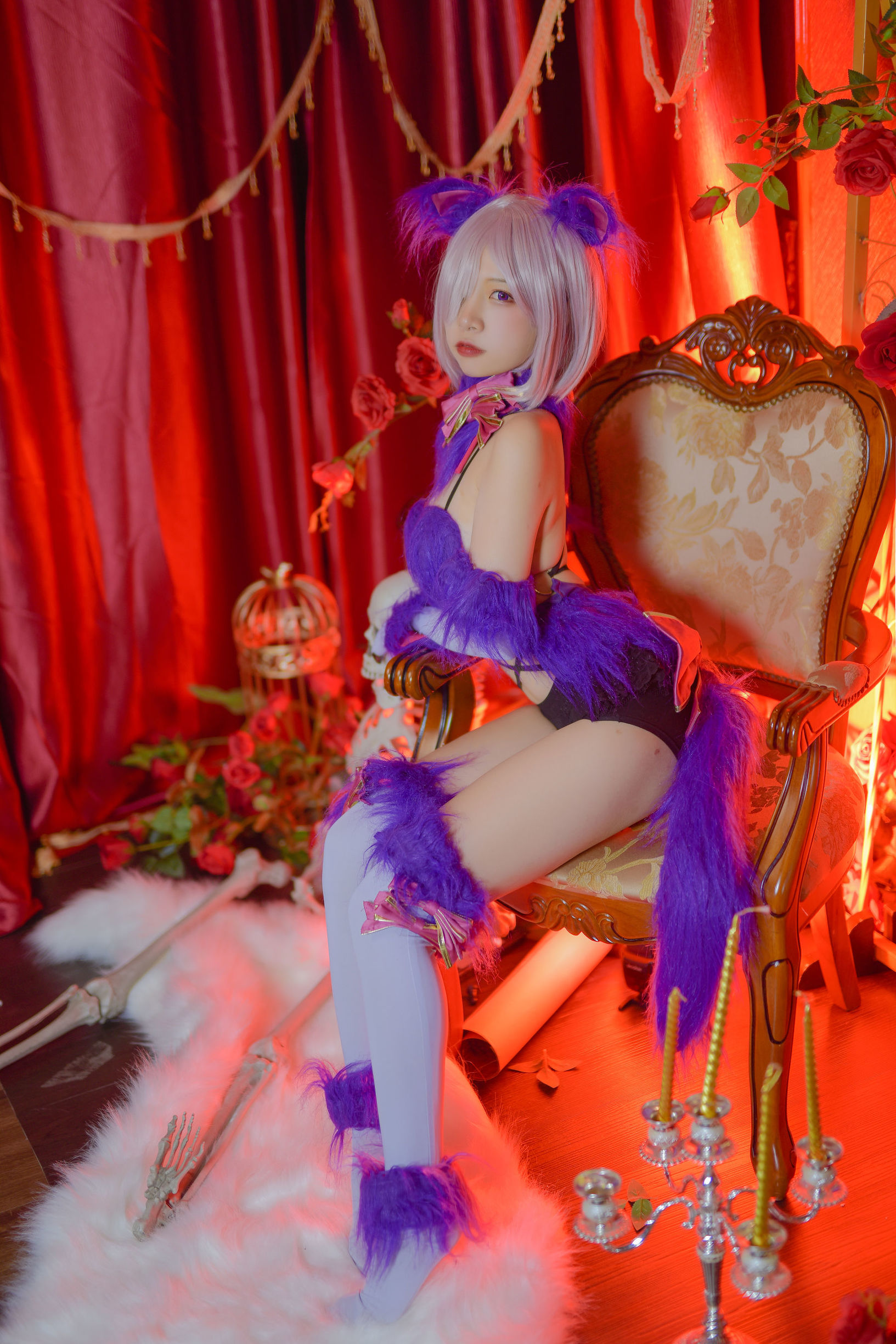 Nổi tiếng Coser Erza Nisa Fate Mashu Halloween