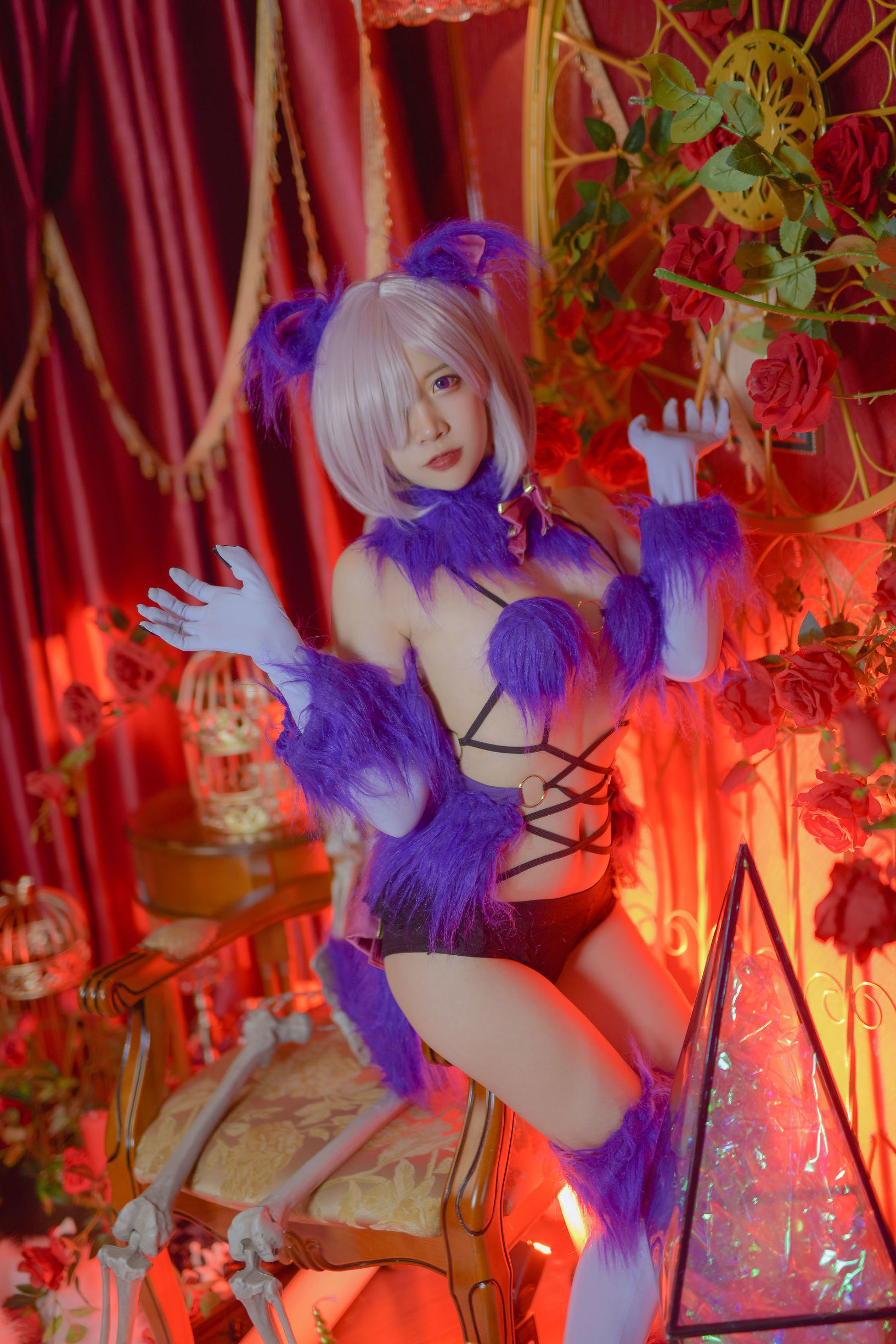 Nổi tiếng Coser Erza Nisa Fate Mashu Halloween