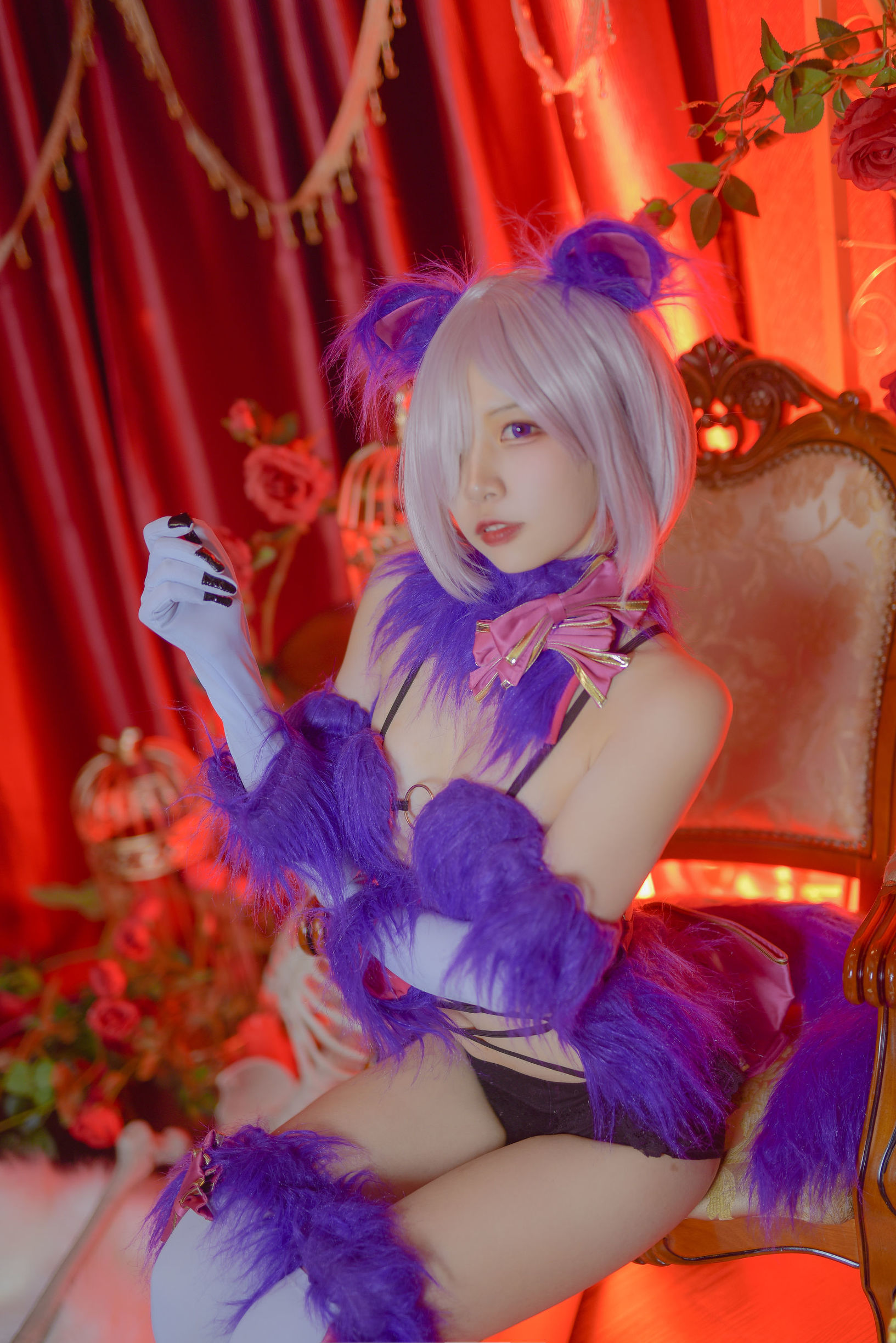 Nổi tiếng Coser Erza Nisa Fate Mashu Halloween