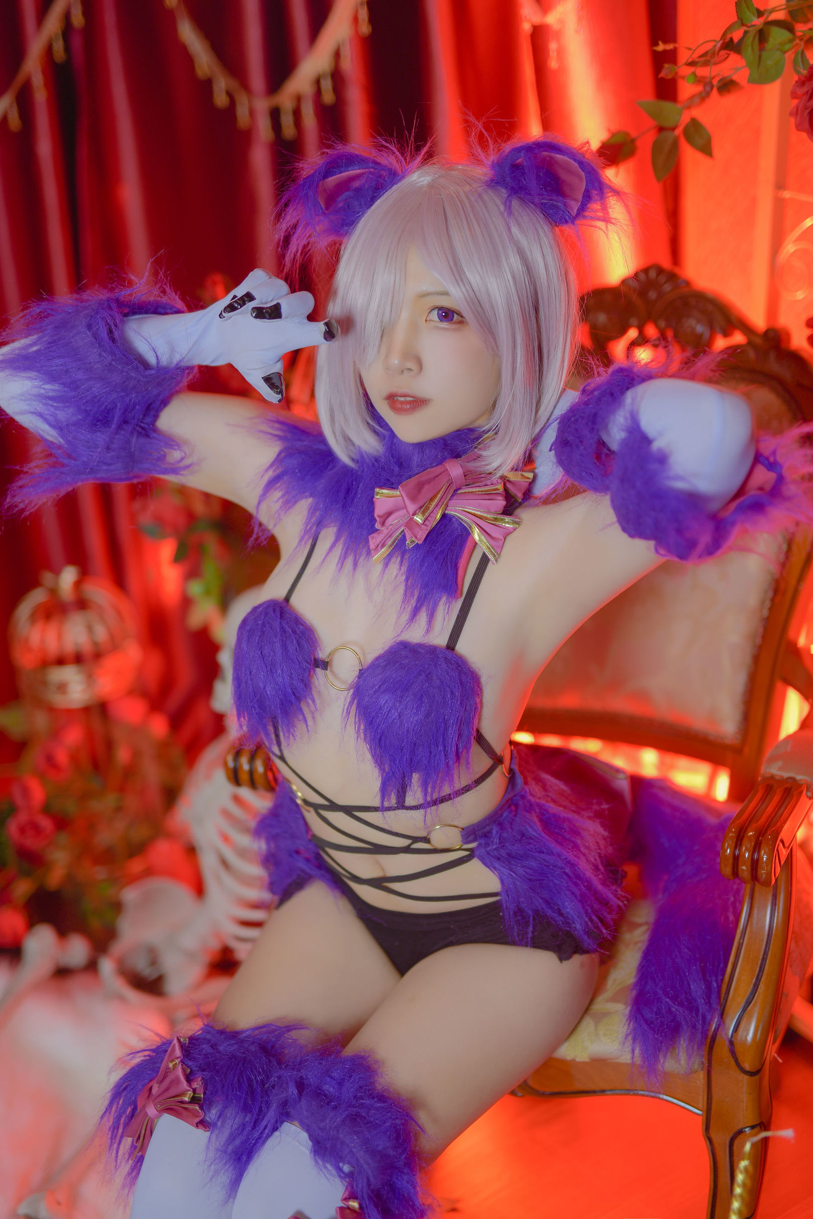 Nổi tiếng Coser Erza Nisa Fate Mashu Halloween