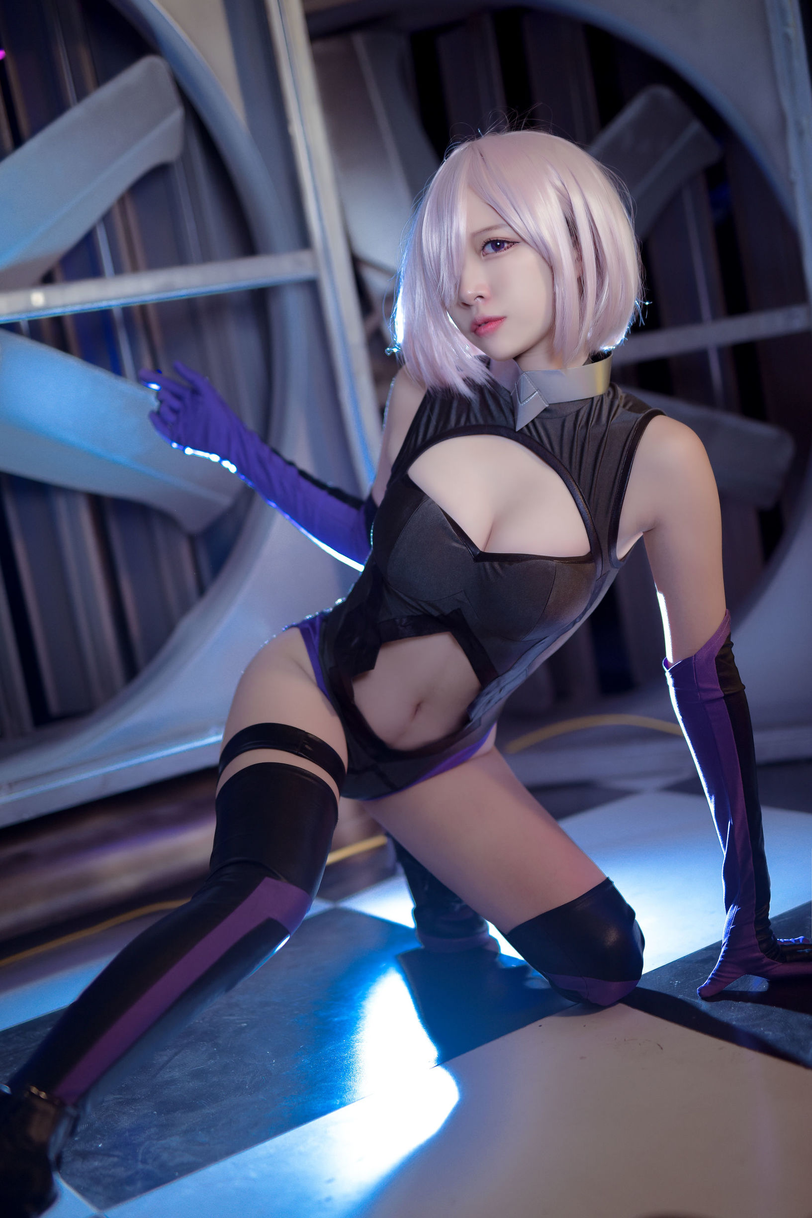 人気のコスプレイヤー 二佐 ニサ Fate マシュ 個人訓練