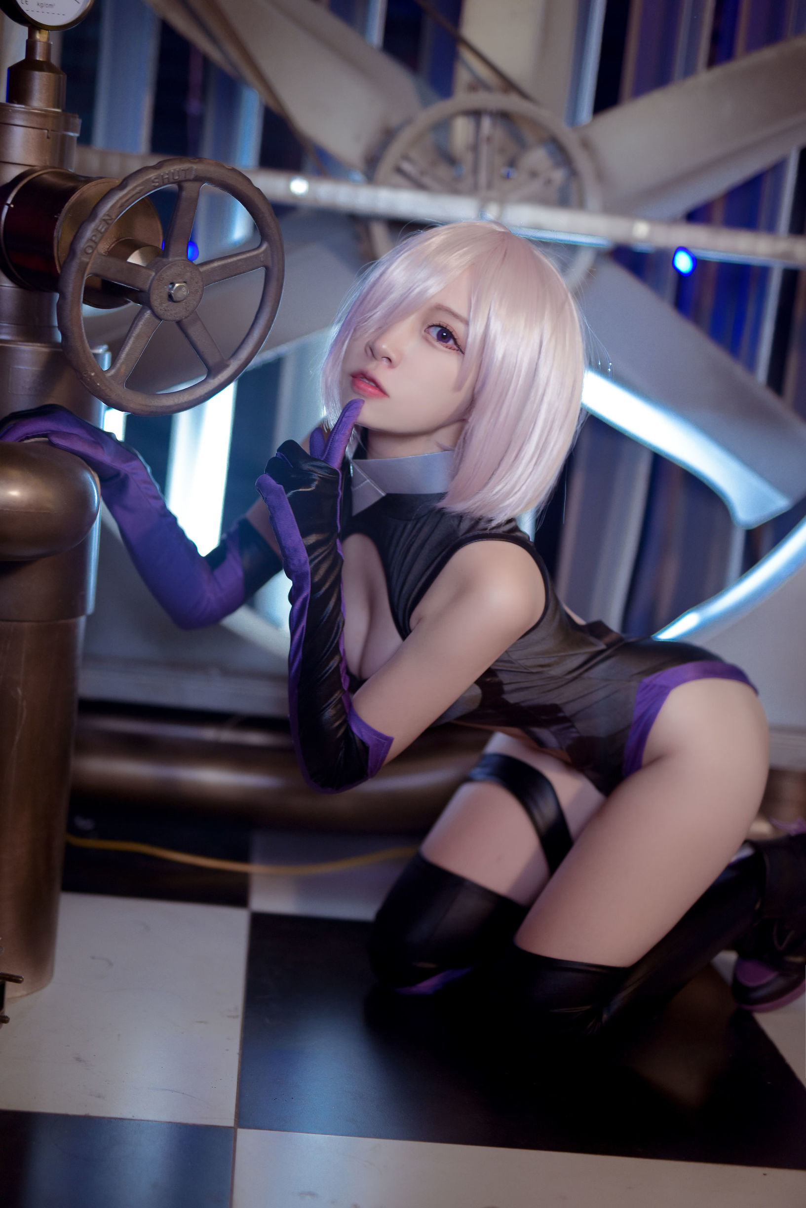 人気のコスプレイヤー 二佐 ニサ Fate マシュ 個人訓練