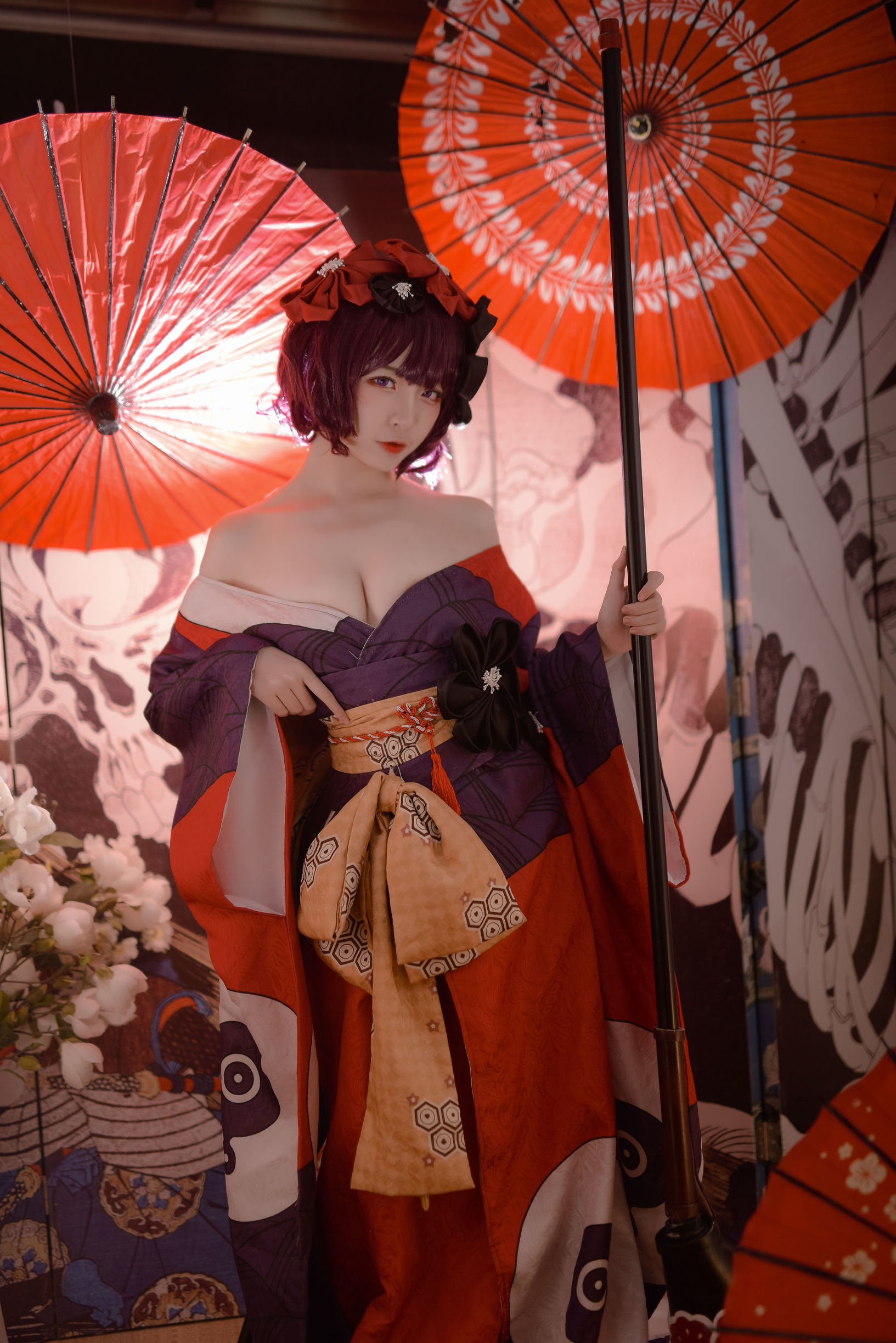 人気のコスプレイヤー 二佐 ニサ Fate 葛飾北斎