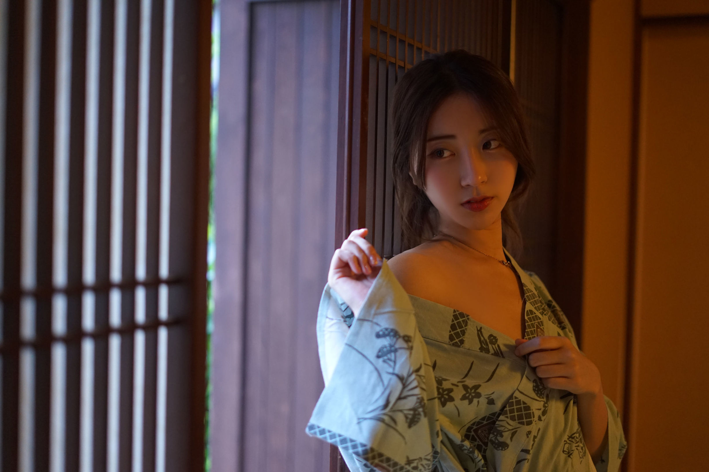 인기 코서 쿠로카와 온천 유카타