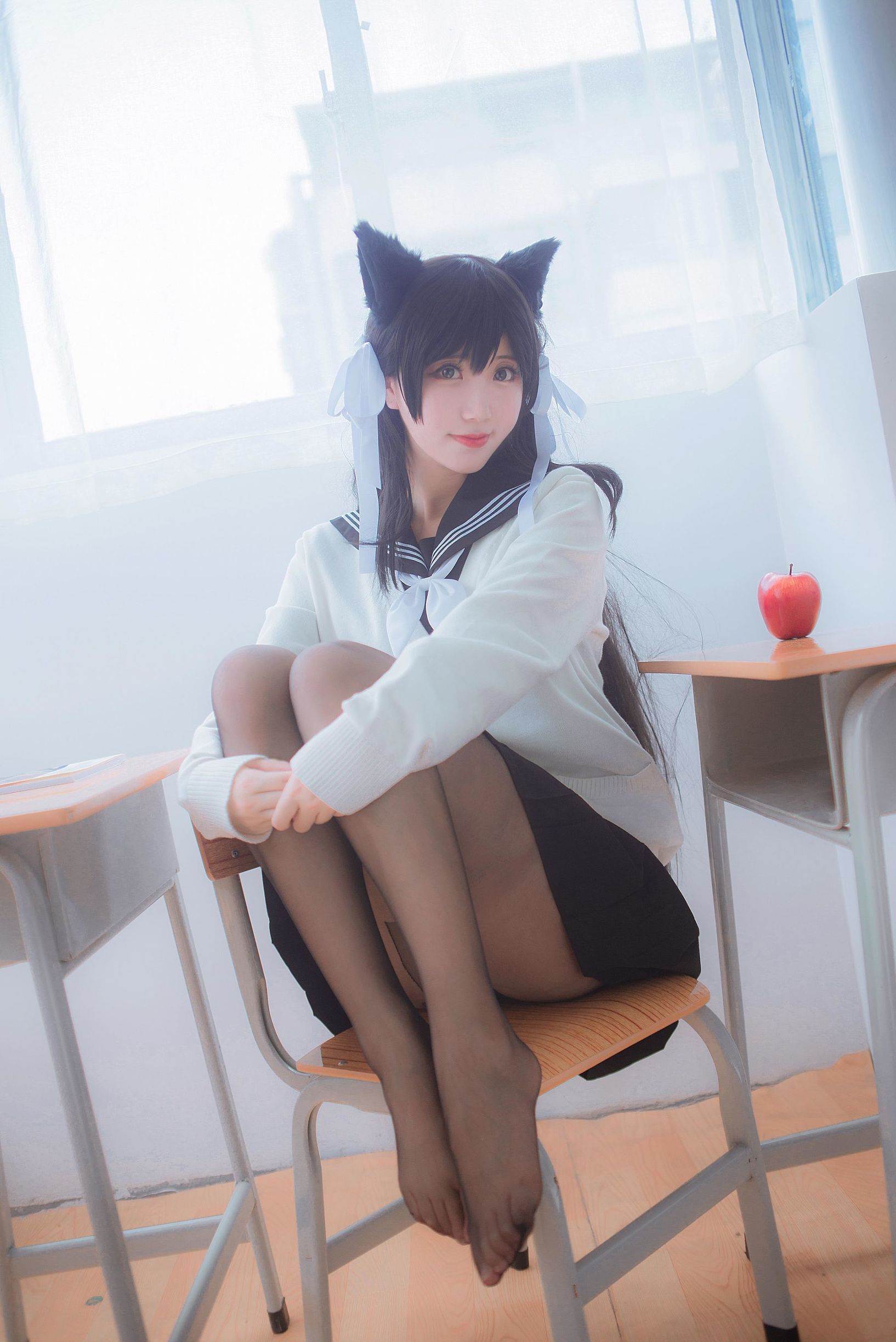 人気のコスプレイヤー 黒川 獒犬制服