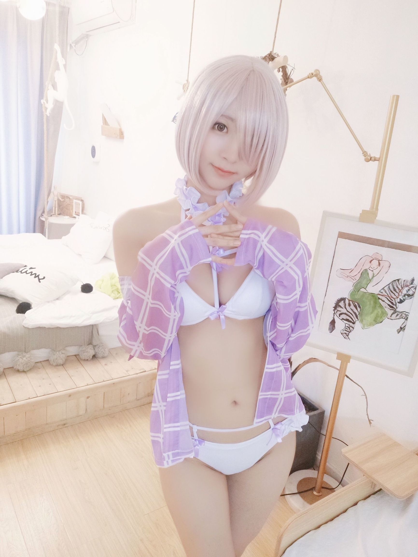 人気のコスプレイヤー 黒川 マシュ 下着