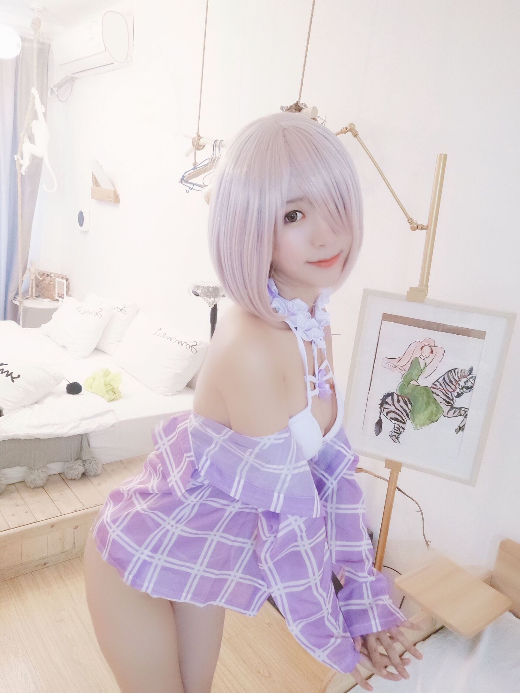 人気のコスプレイヤー 黒川 マシュ 下着