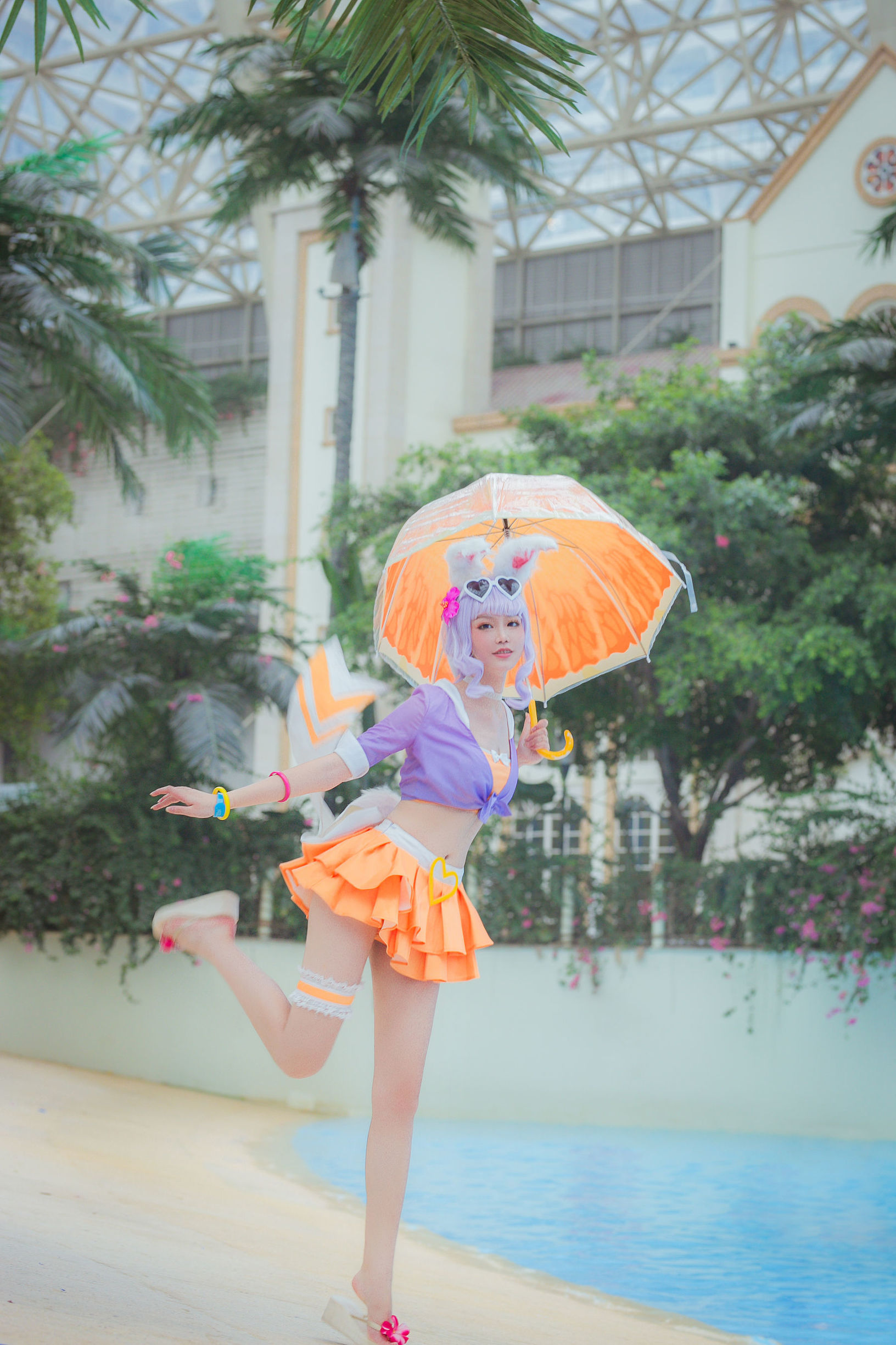 人気のコスプレイヤー 戚顧兒MIKI - 王者栄耀 公孫離 蜜桔の夏