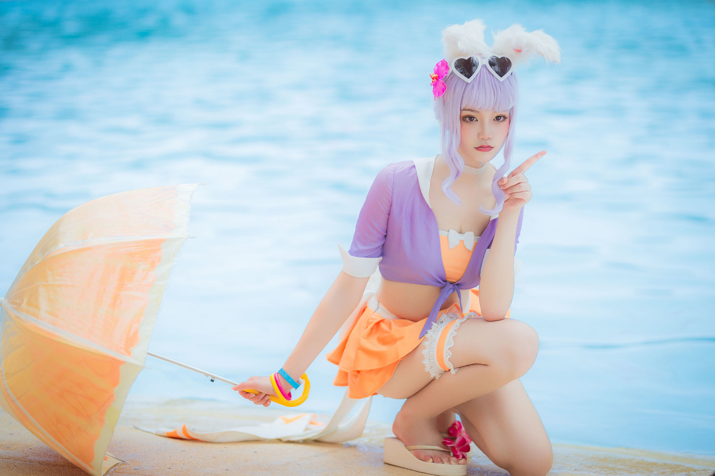 人気のコスプレイヤー 戚顧兒MIKI - 王者栄耀 公孫離 蜜桔の夏