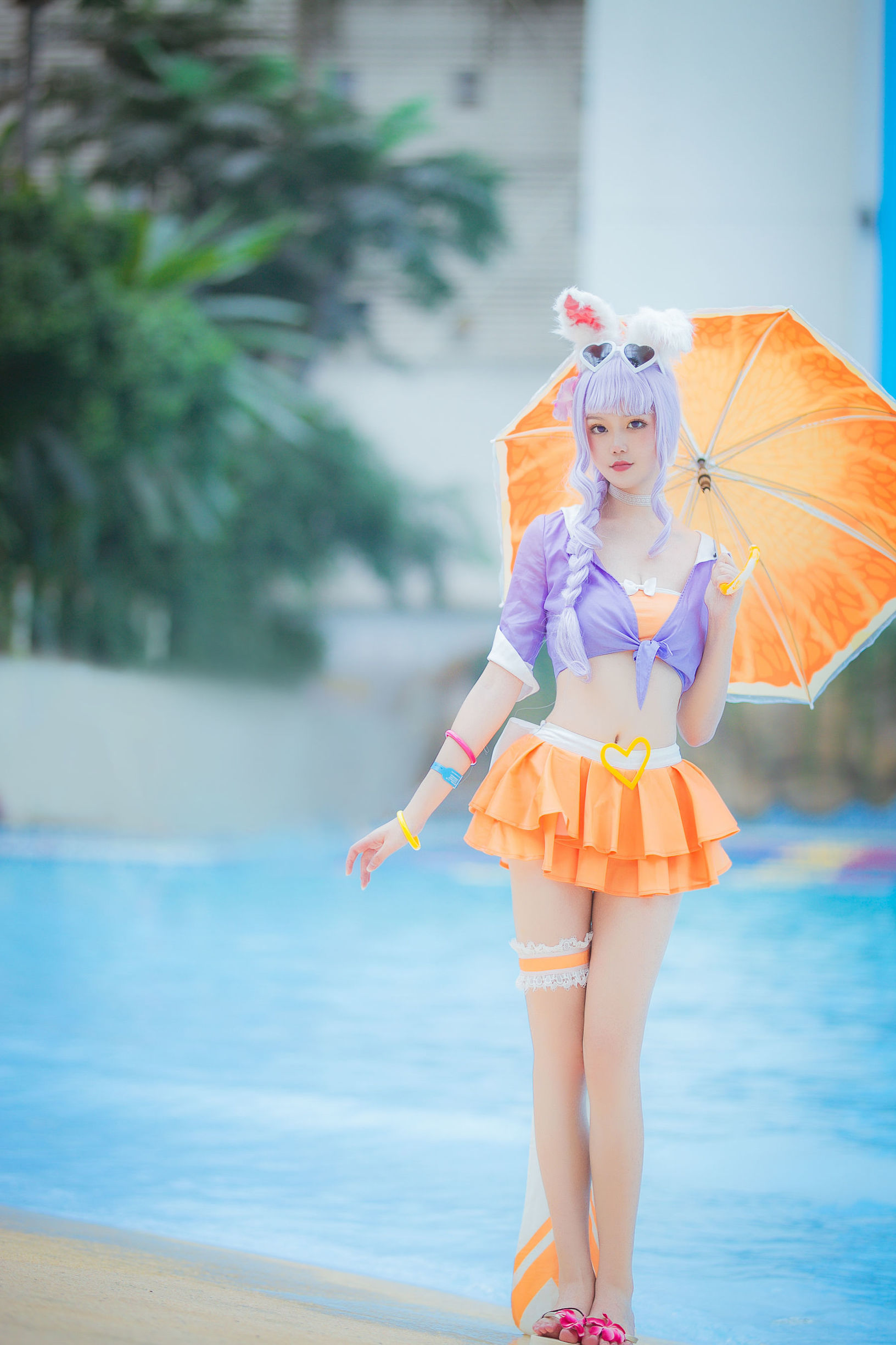 人気のコスプレイヤー 戚顧兒MIKI - 王者栄耀 公孫離 蜜桔の夏