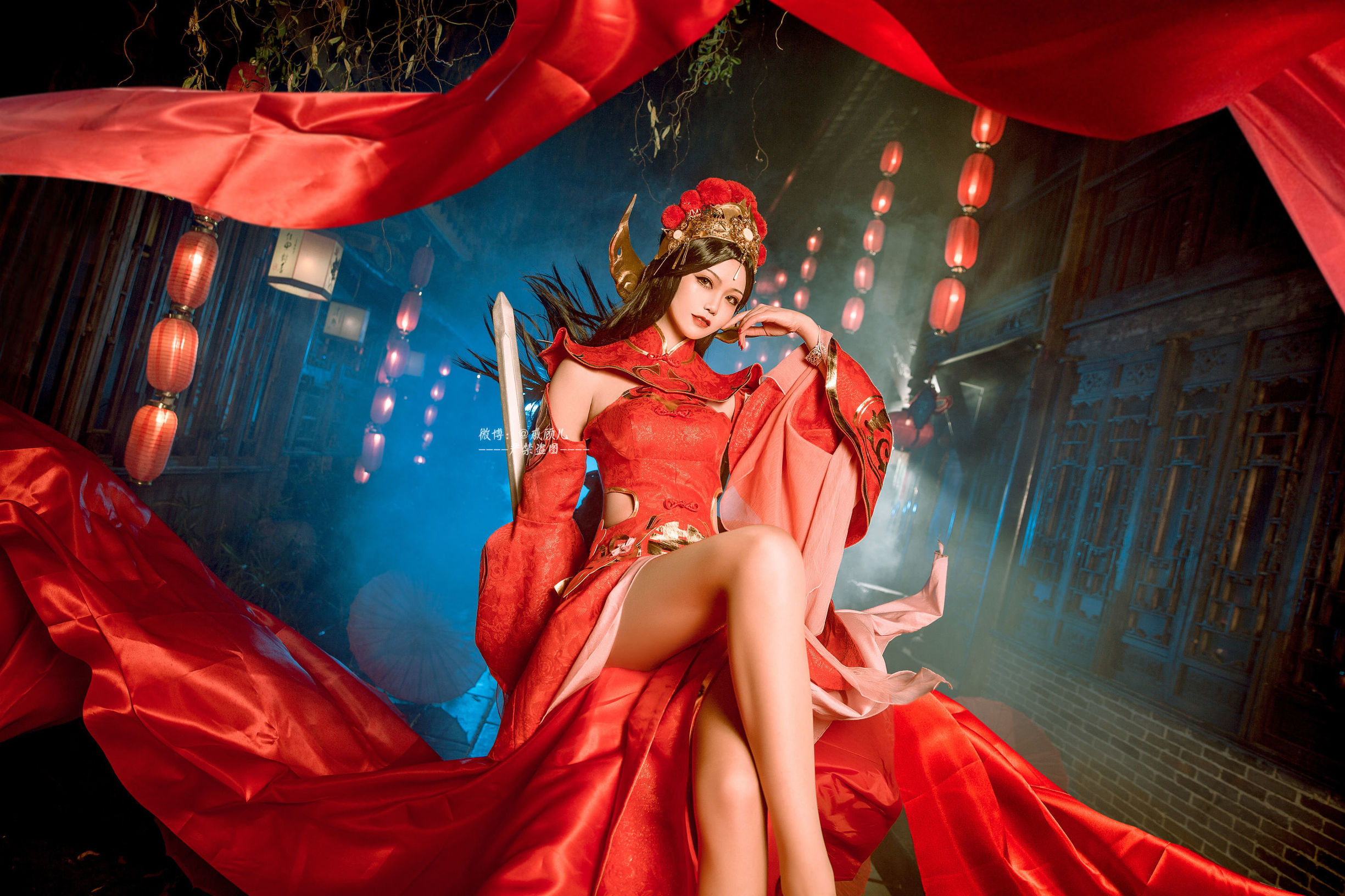 Popular coser Qi Gu Er MIKI, Honor of Kings, Luna's lifelong love