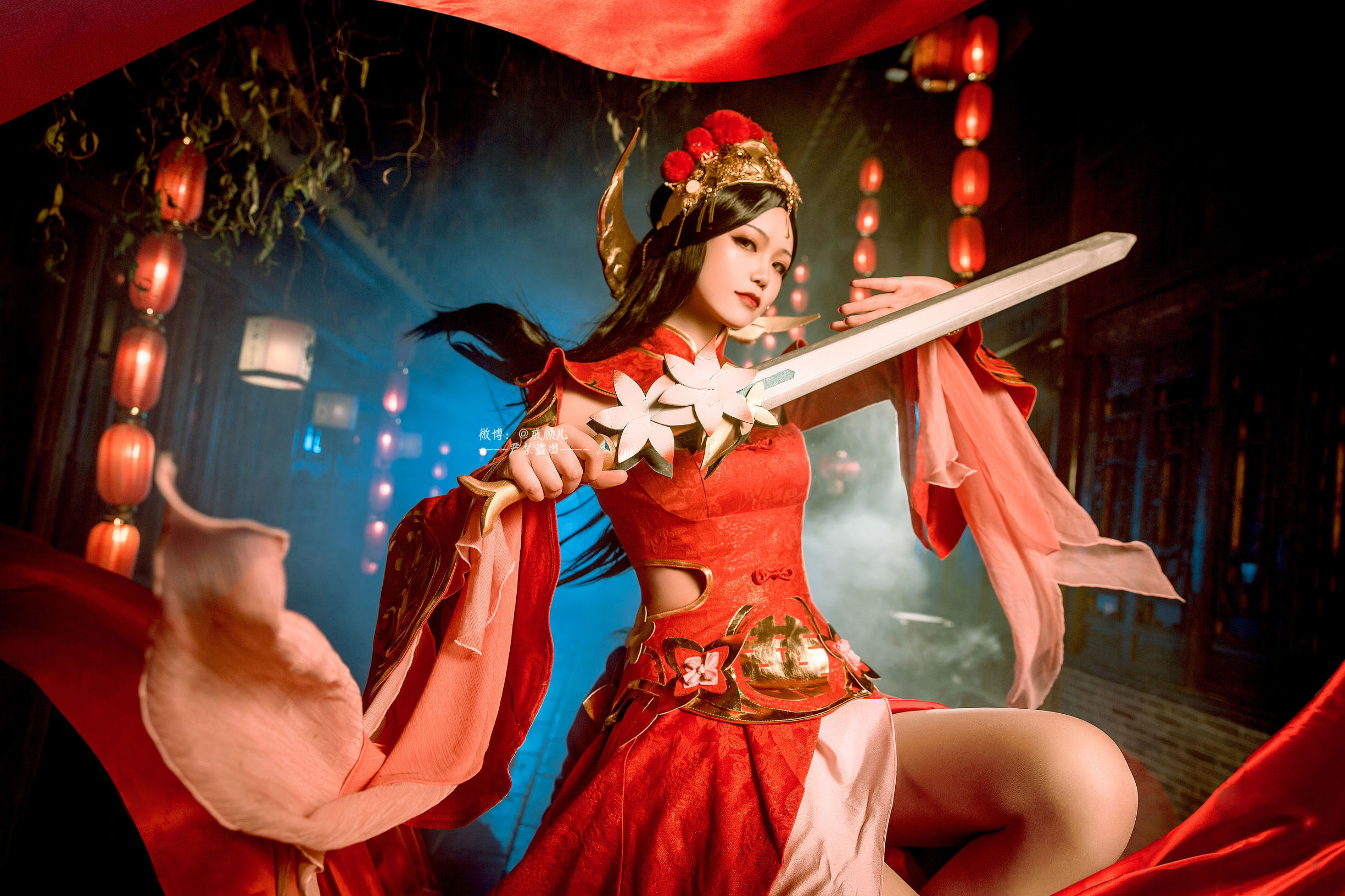 Popular coser Qi Gu Er MIKI, Honor of Kings, Luna's lifelong love
