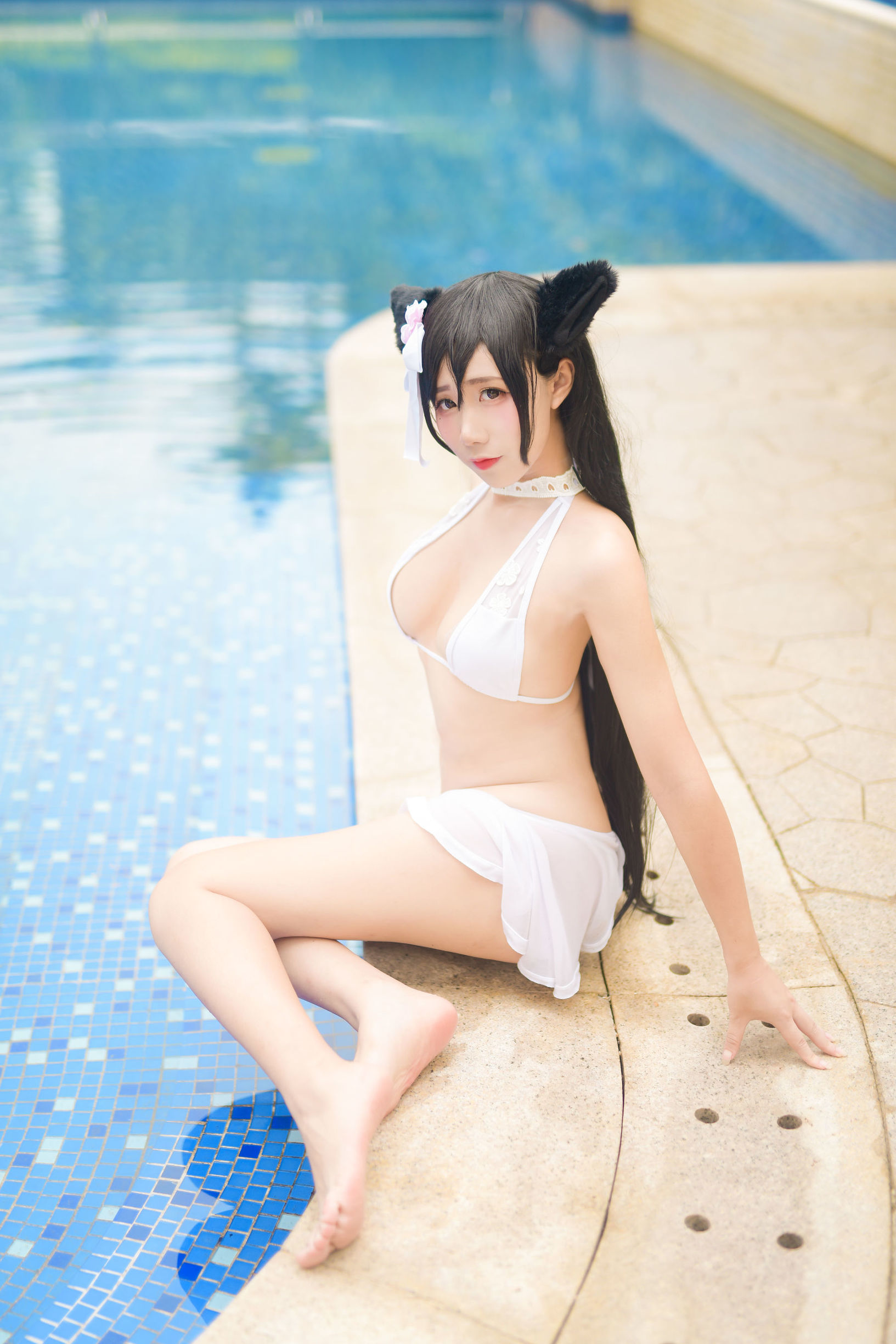 Anime blogger Jiu Qu Jean Azur Lane swimsuit