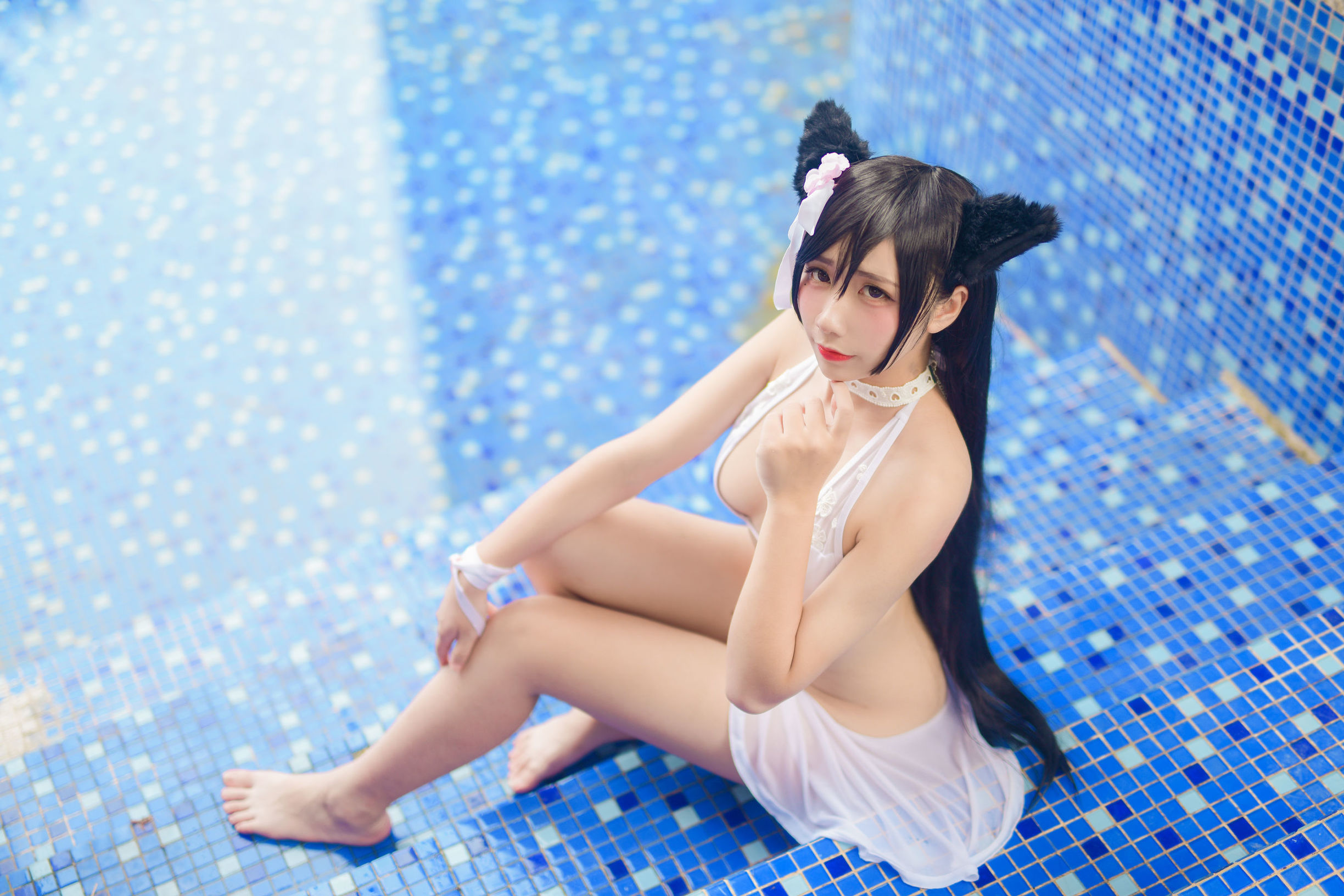 Anime blogger Jiu Qu Jean Azur Lane swimsuit
